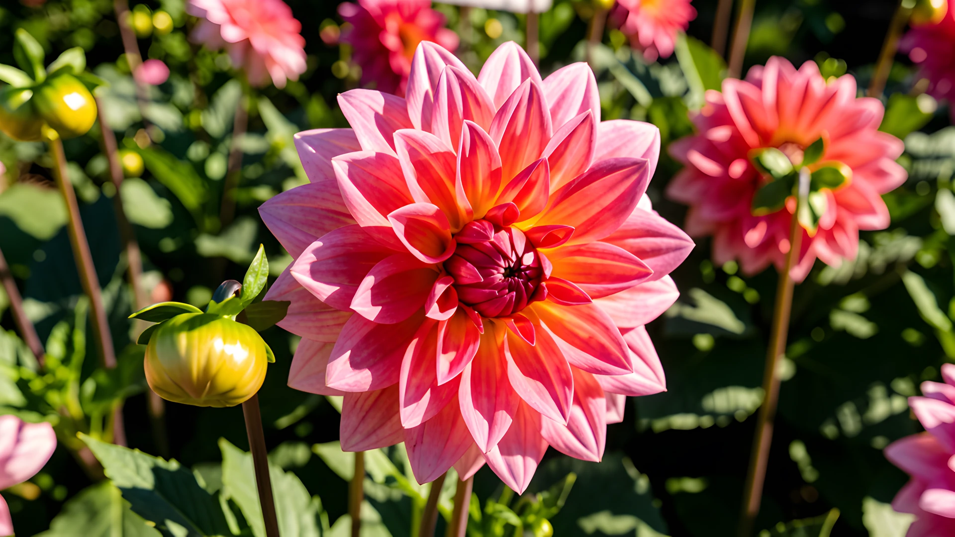 Dahlia Petal Glow