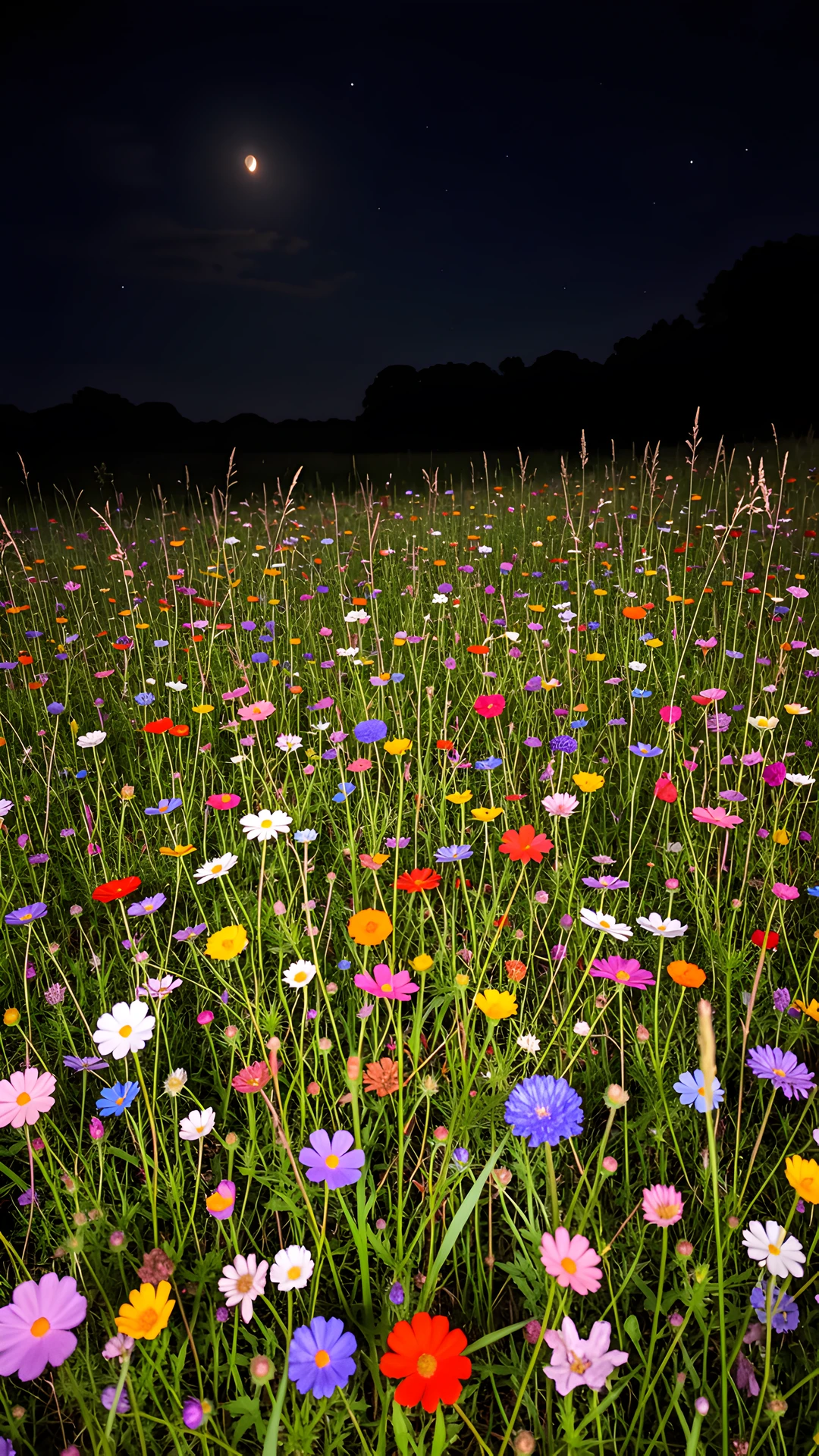 Wildflower Sunset Sky