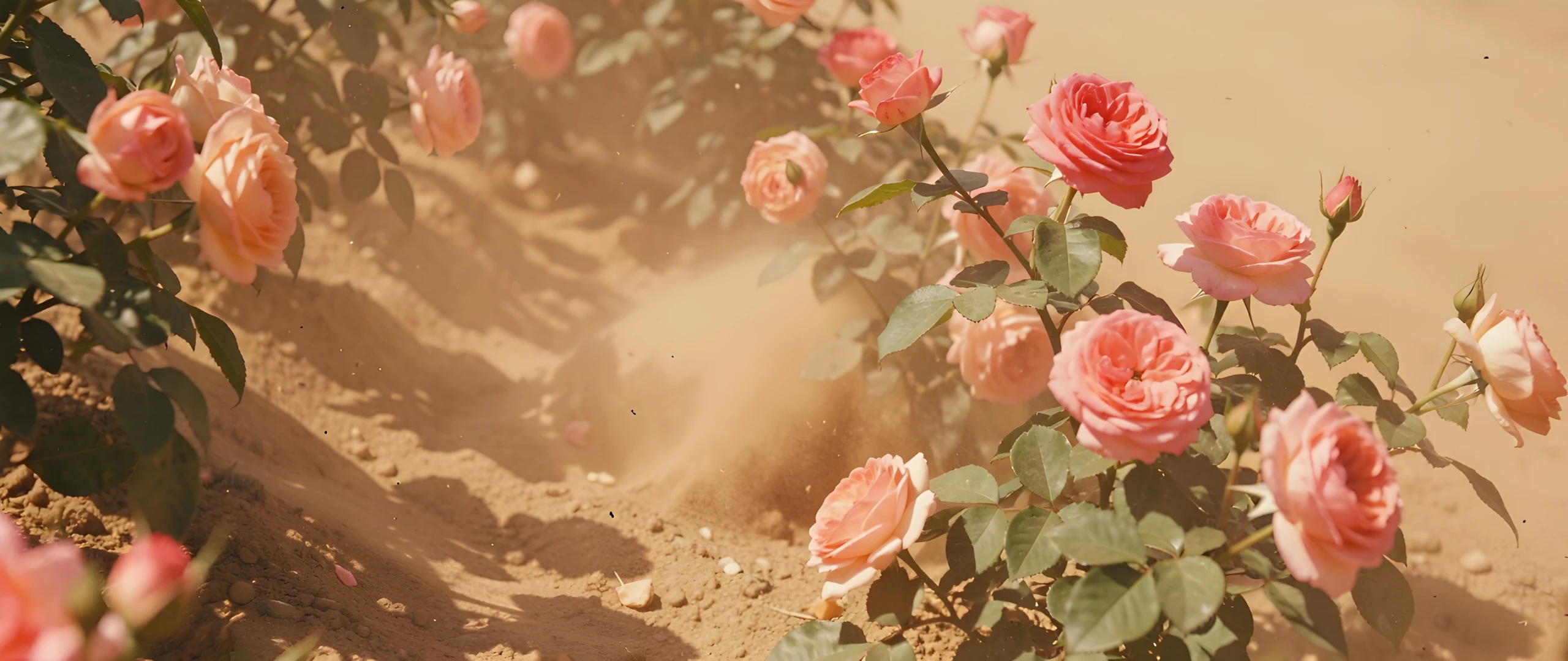 Stormy Rose Garden