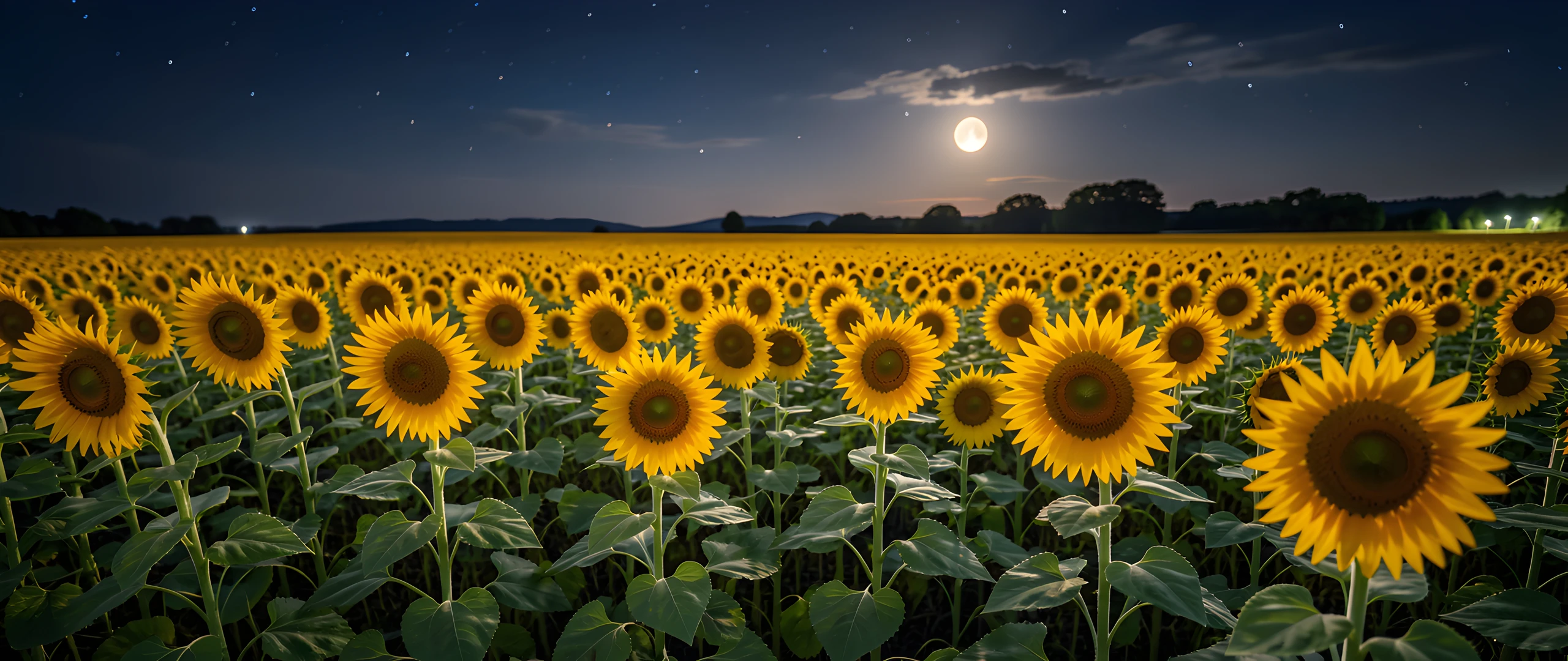 Sunflower Field Sunset