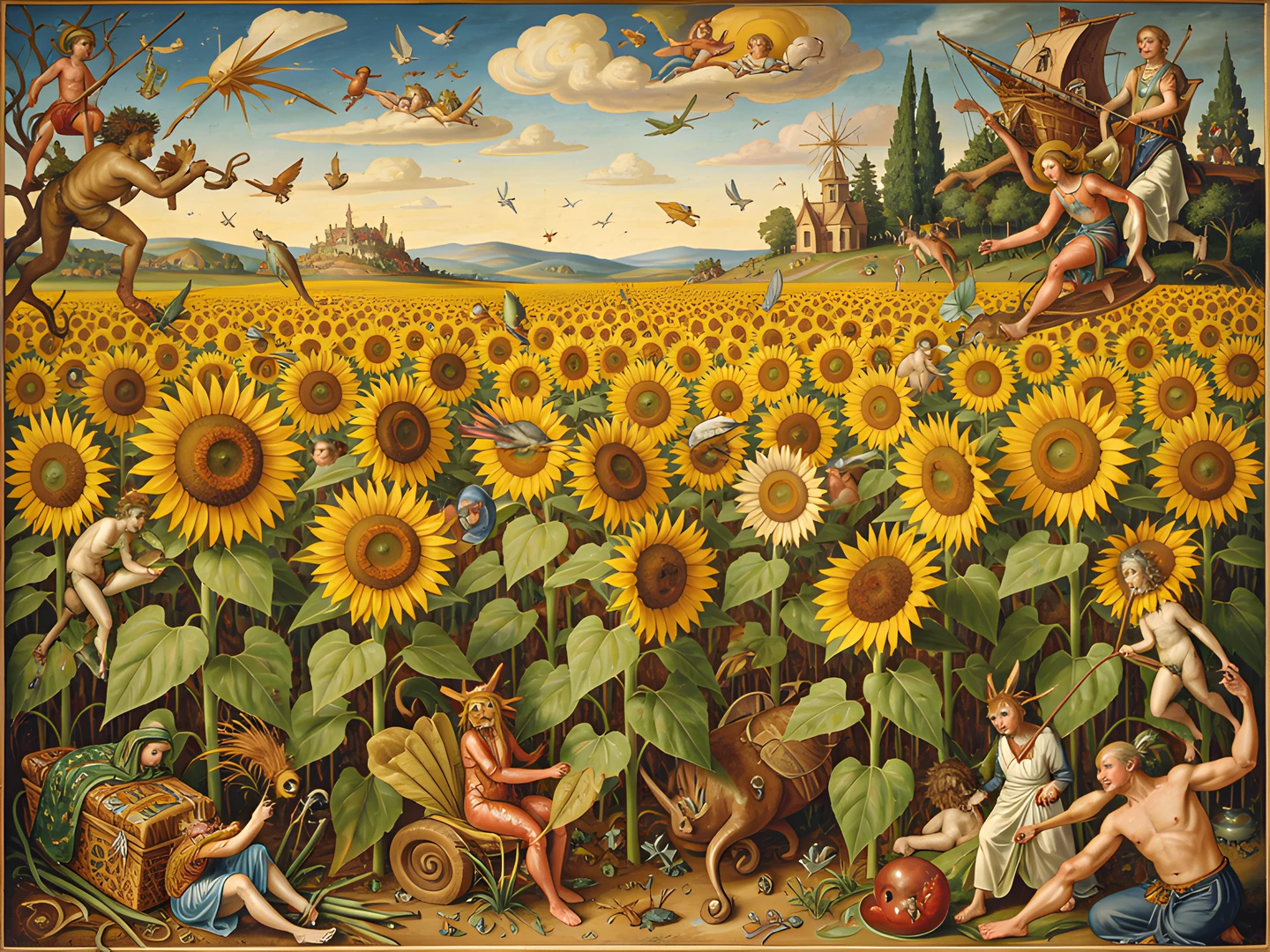 Dutch Garden Scene