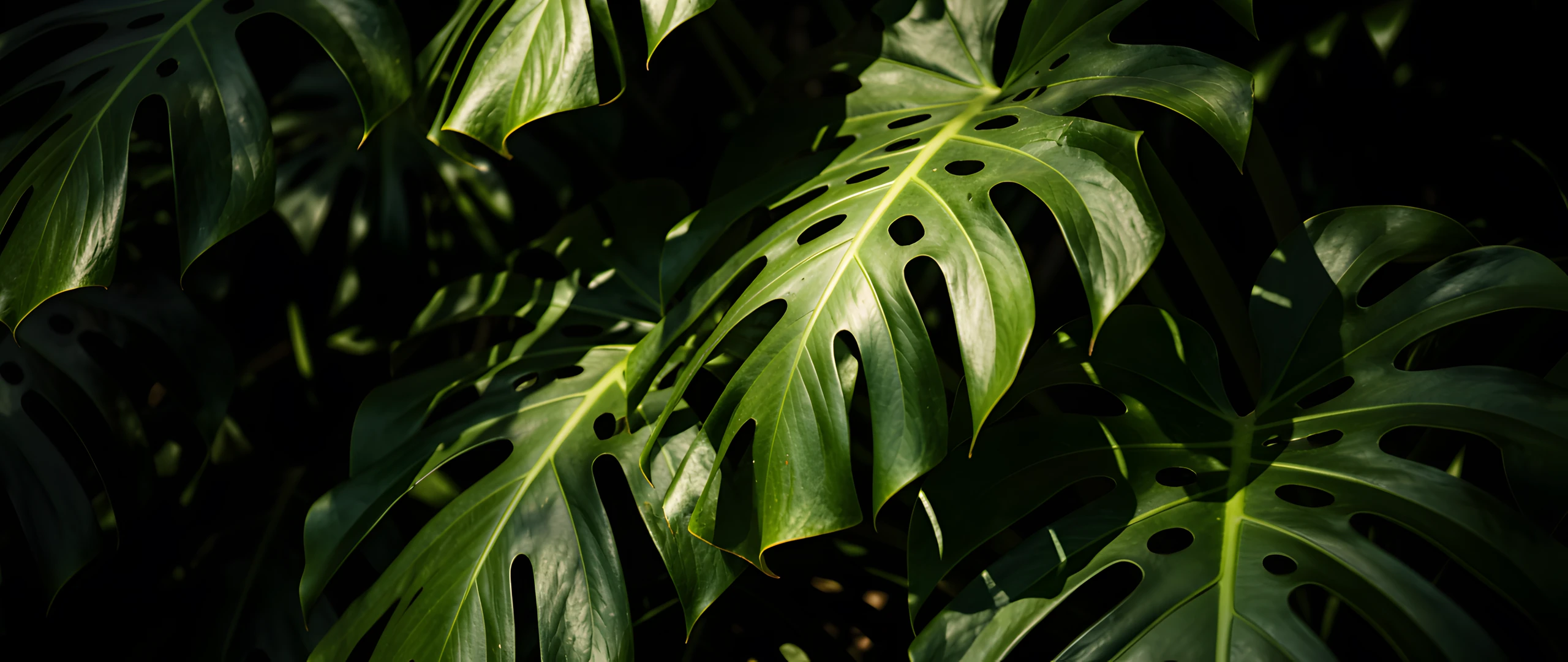 Dark Leaf Patterns