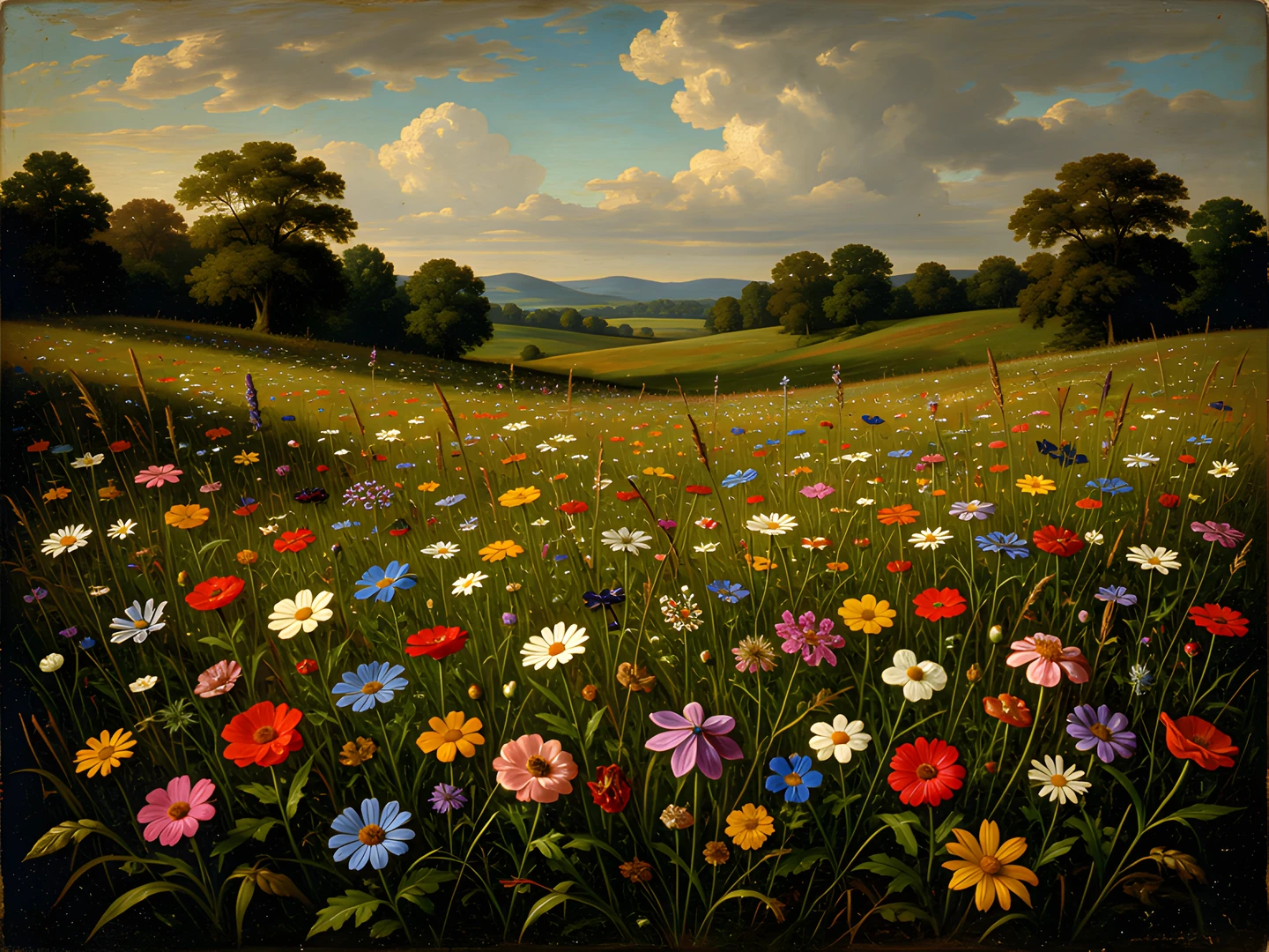 Whimsical Wildflower Field