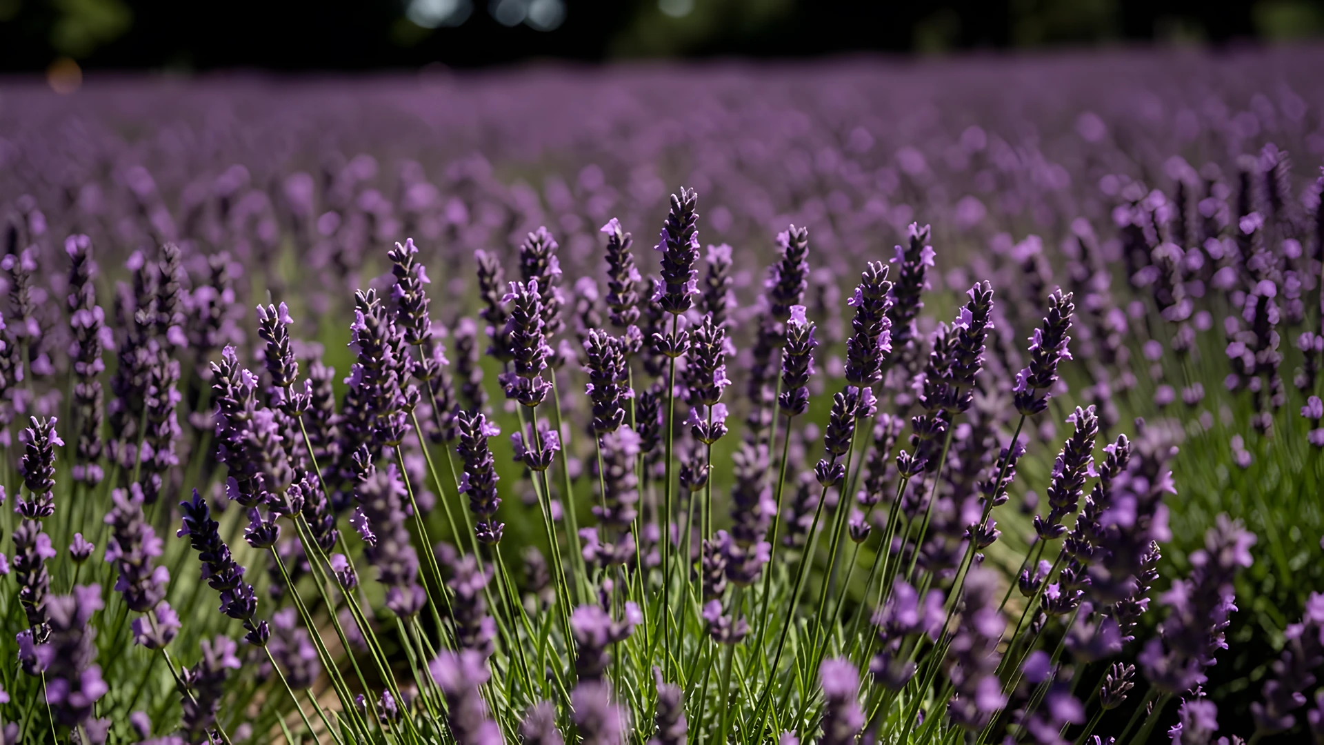 Lavender Field Sunset