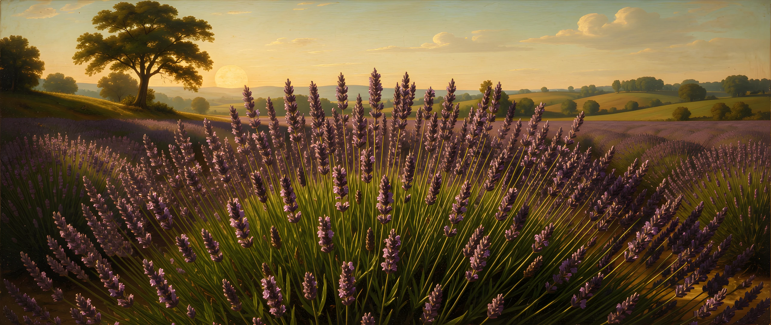 Lavender Field Sunrise