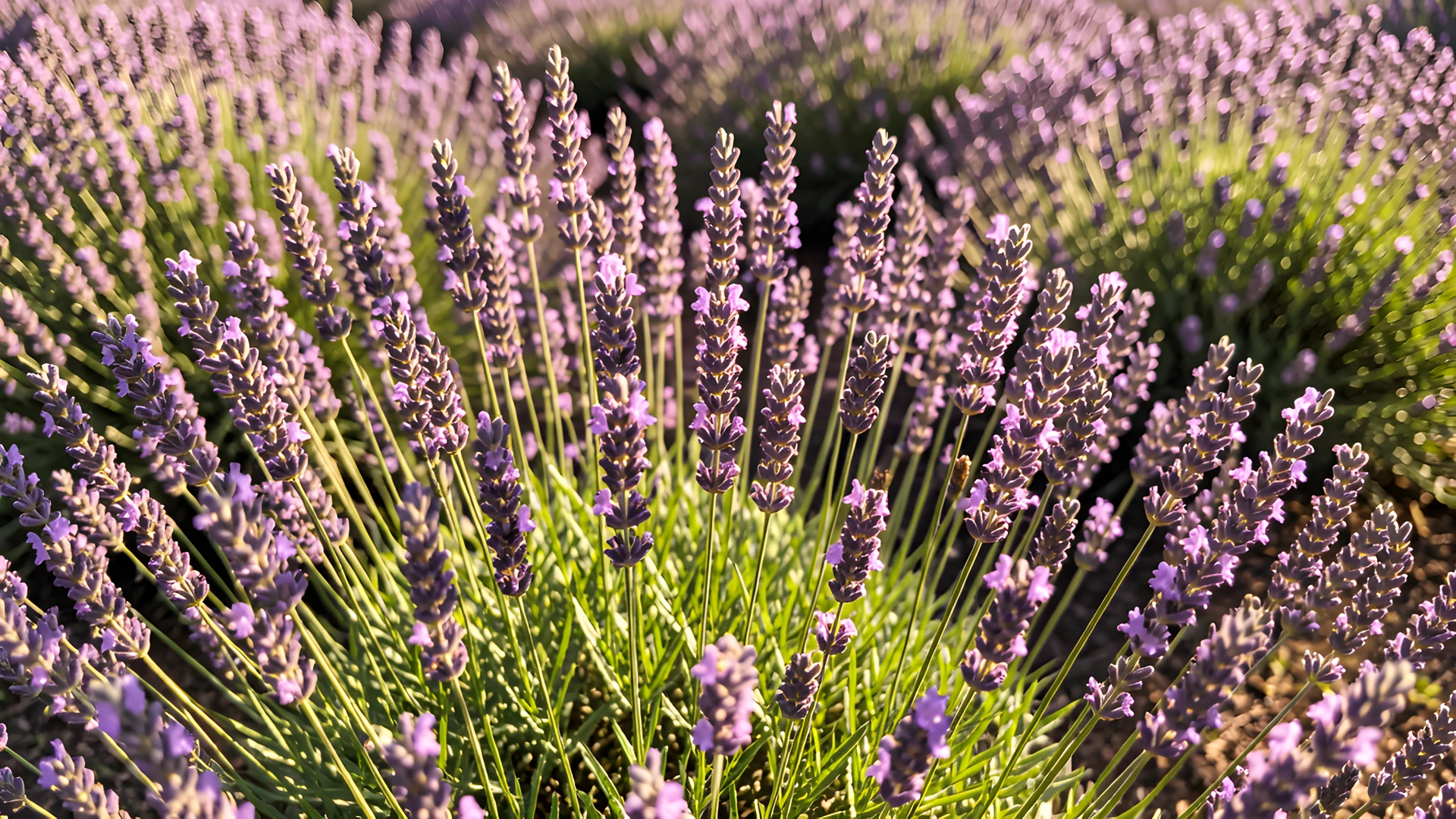 Lavender Field Bloom