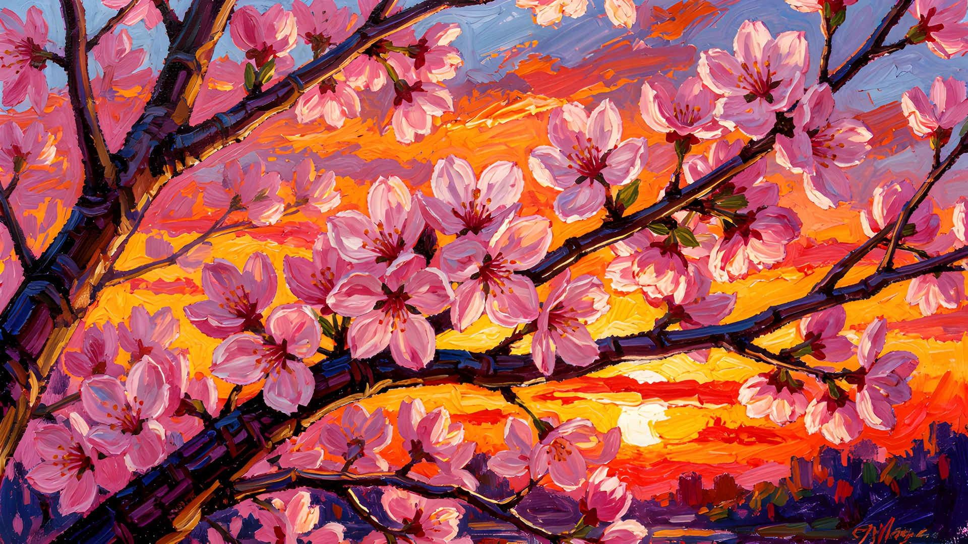 Cherry Blossom Brush