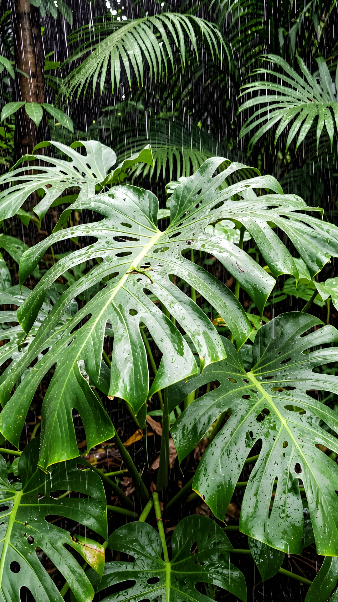 Tropical Leaf Oasis