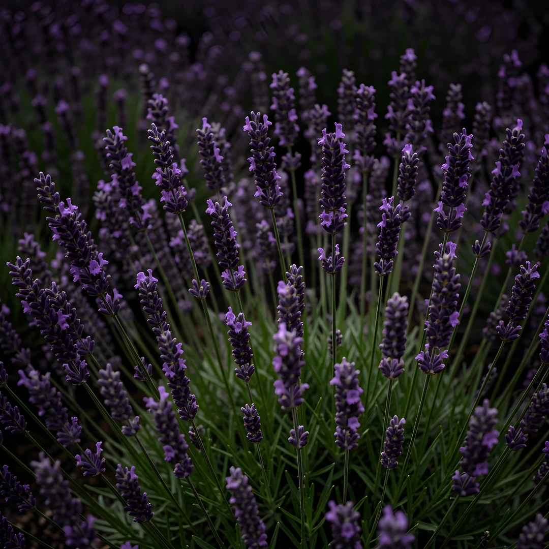 Lavender Field Night