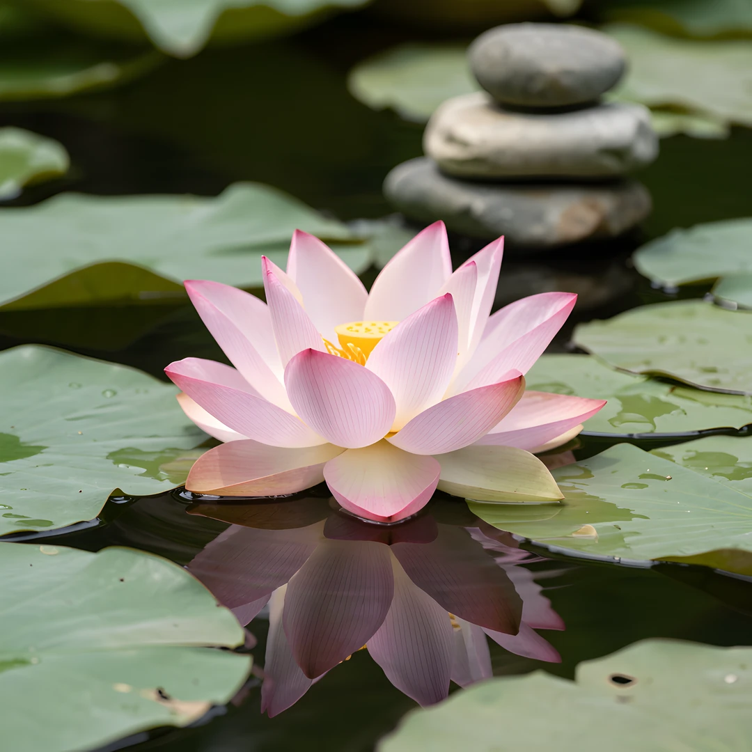 Lotus Pond Scene