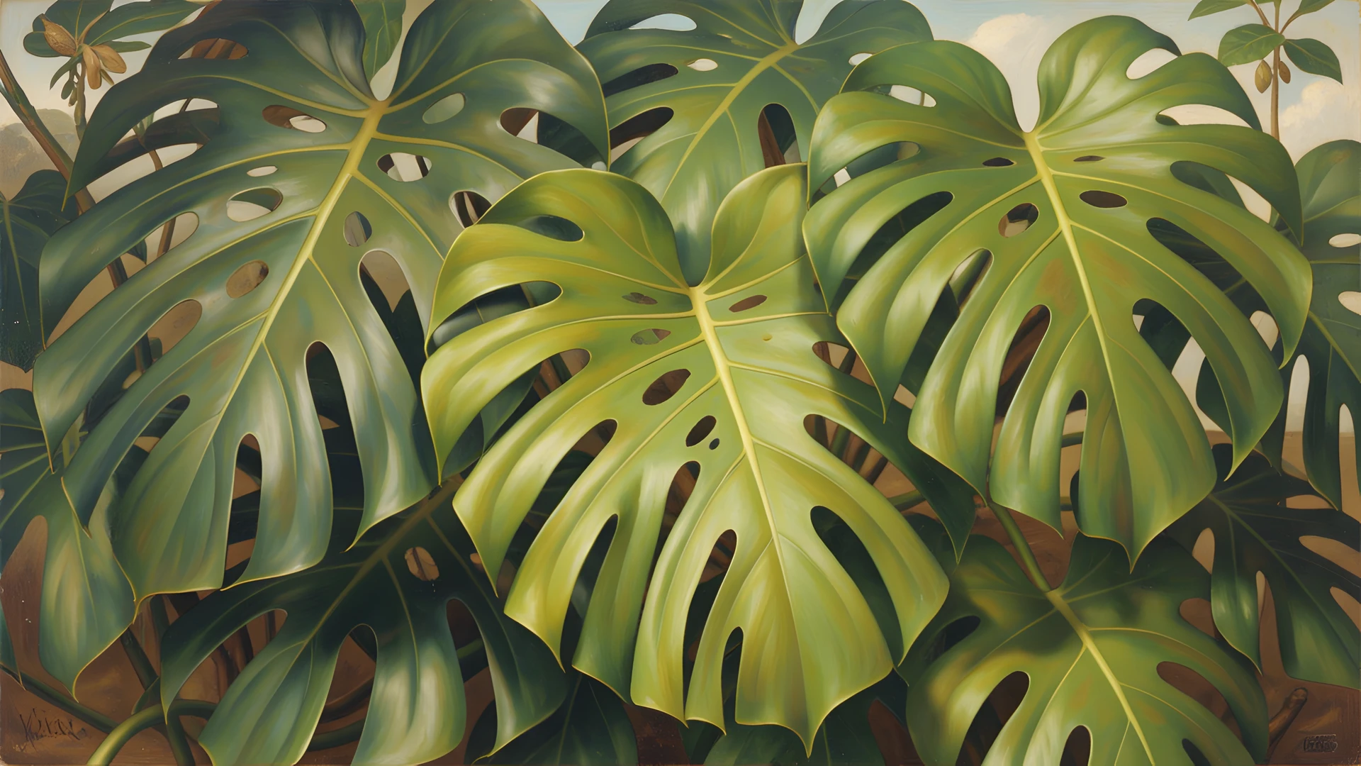 Tropical Sunset Rainforest