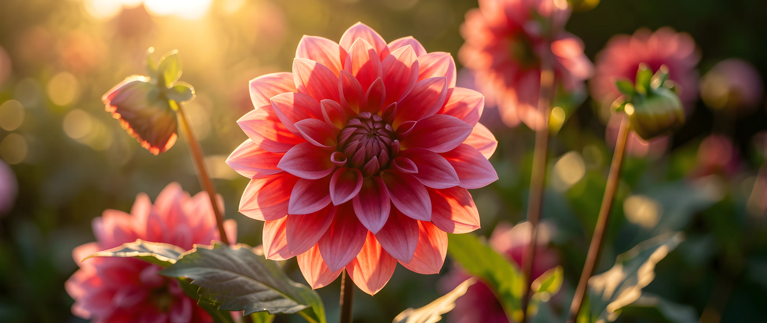 Vibrant Blooming Garden