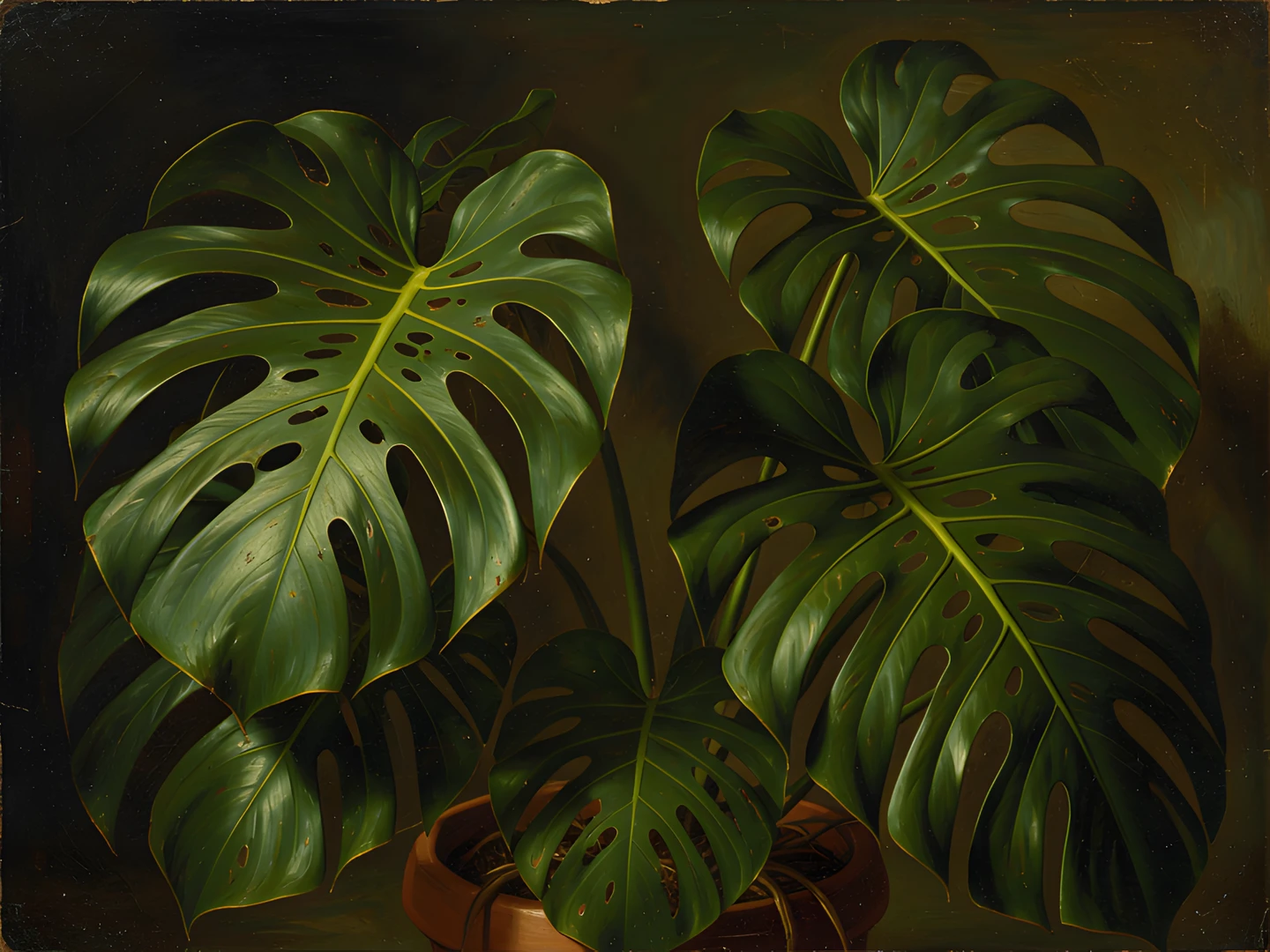 Baroque Jungle Leaves