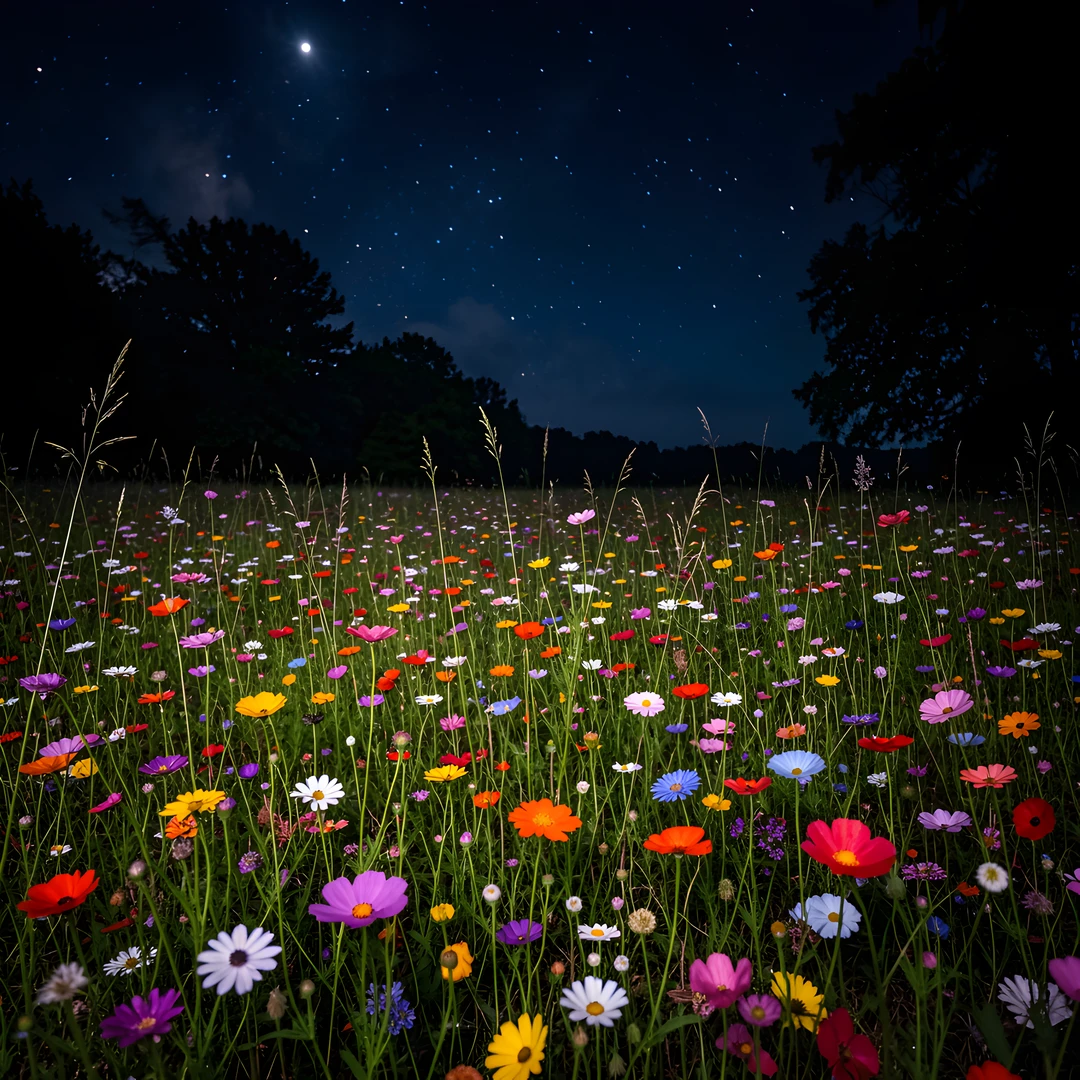 Midnight Wildflowers