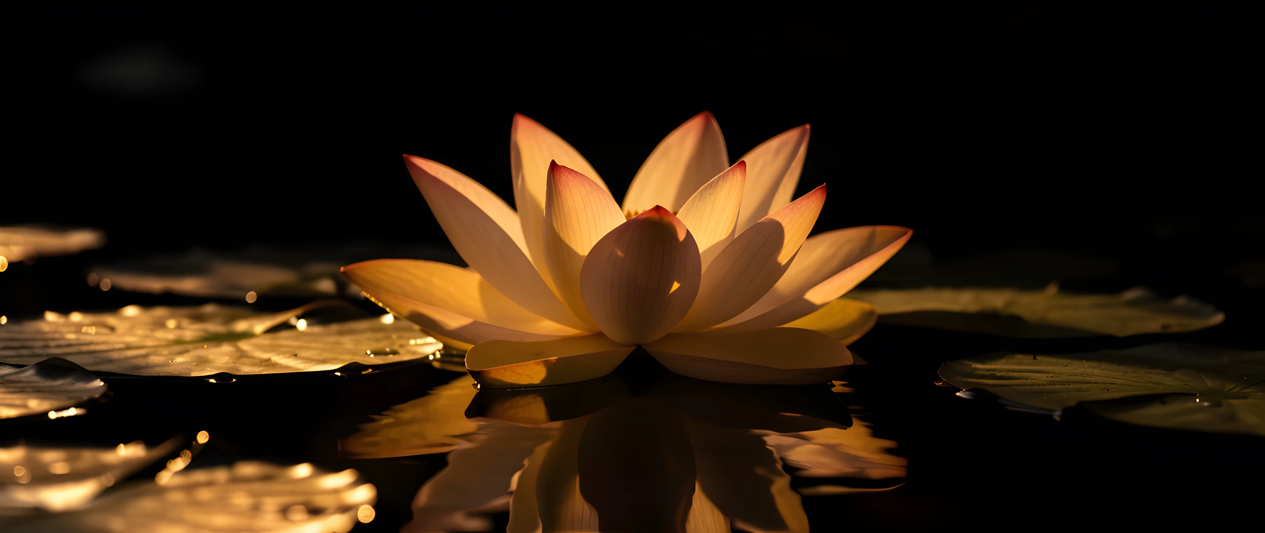 Golden Lotus Bloom