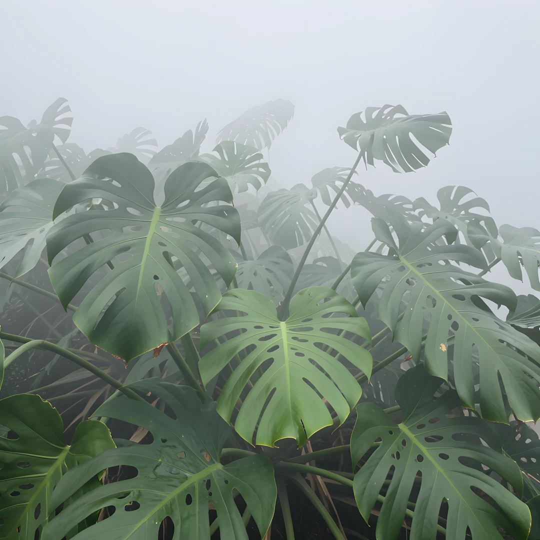 Tropical Leafy Oasis