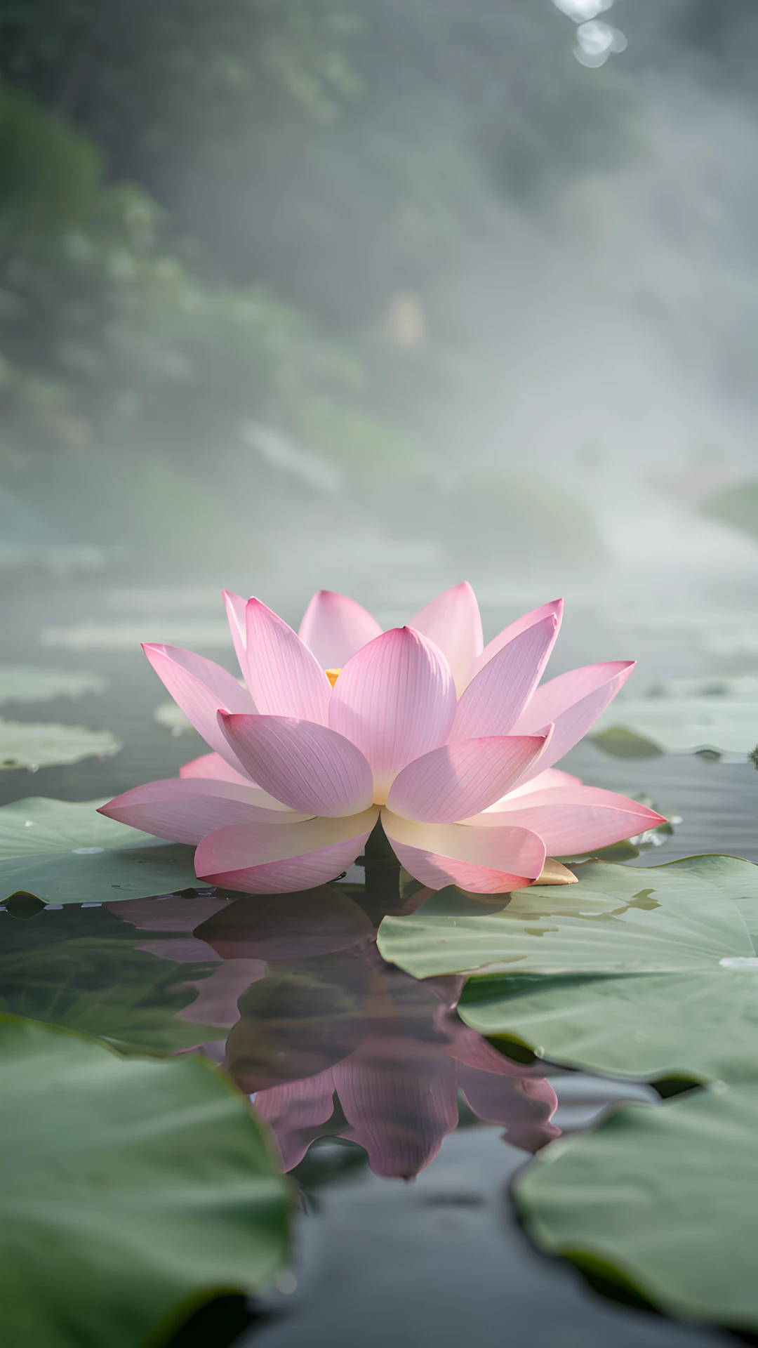 Lotus Water Scene