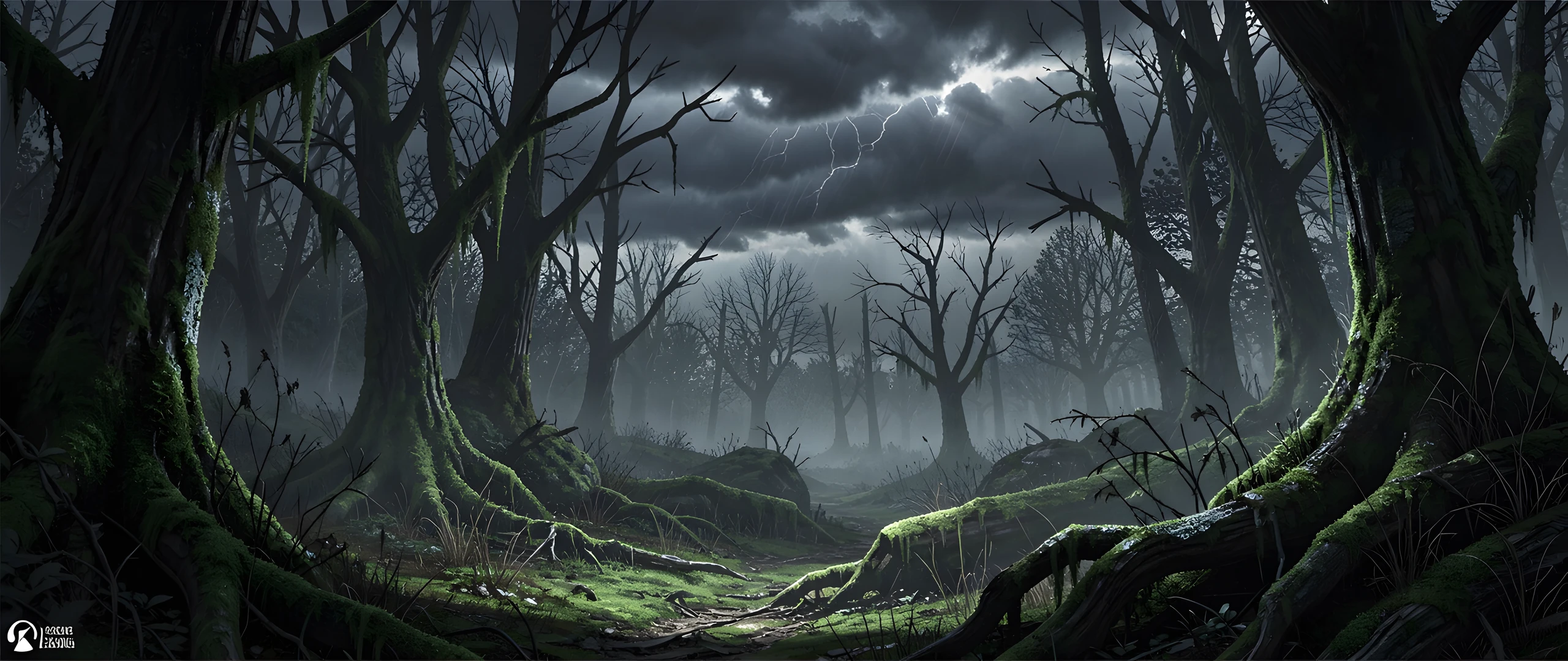 Misty Ancient Forest