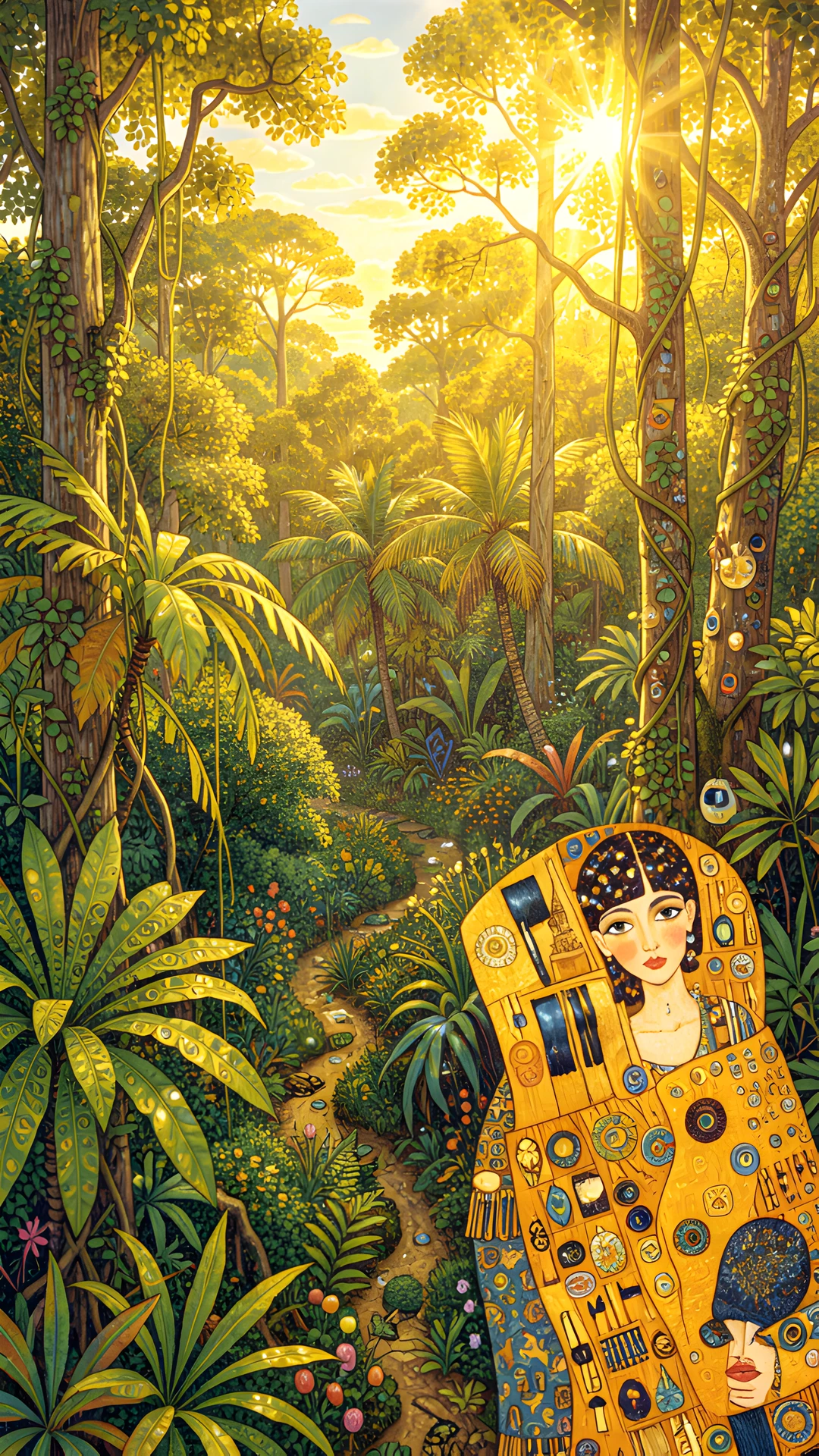 Golden Jungle Sky