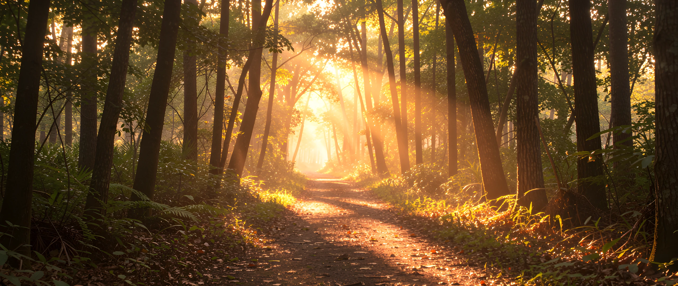 Morning Woodland Glow