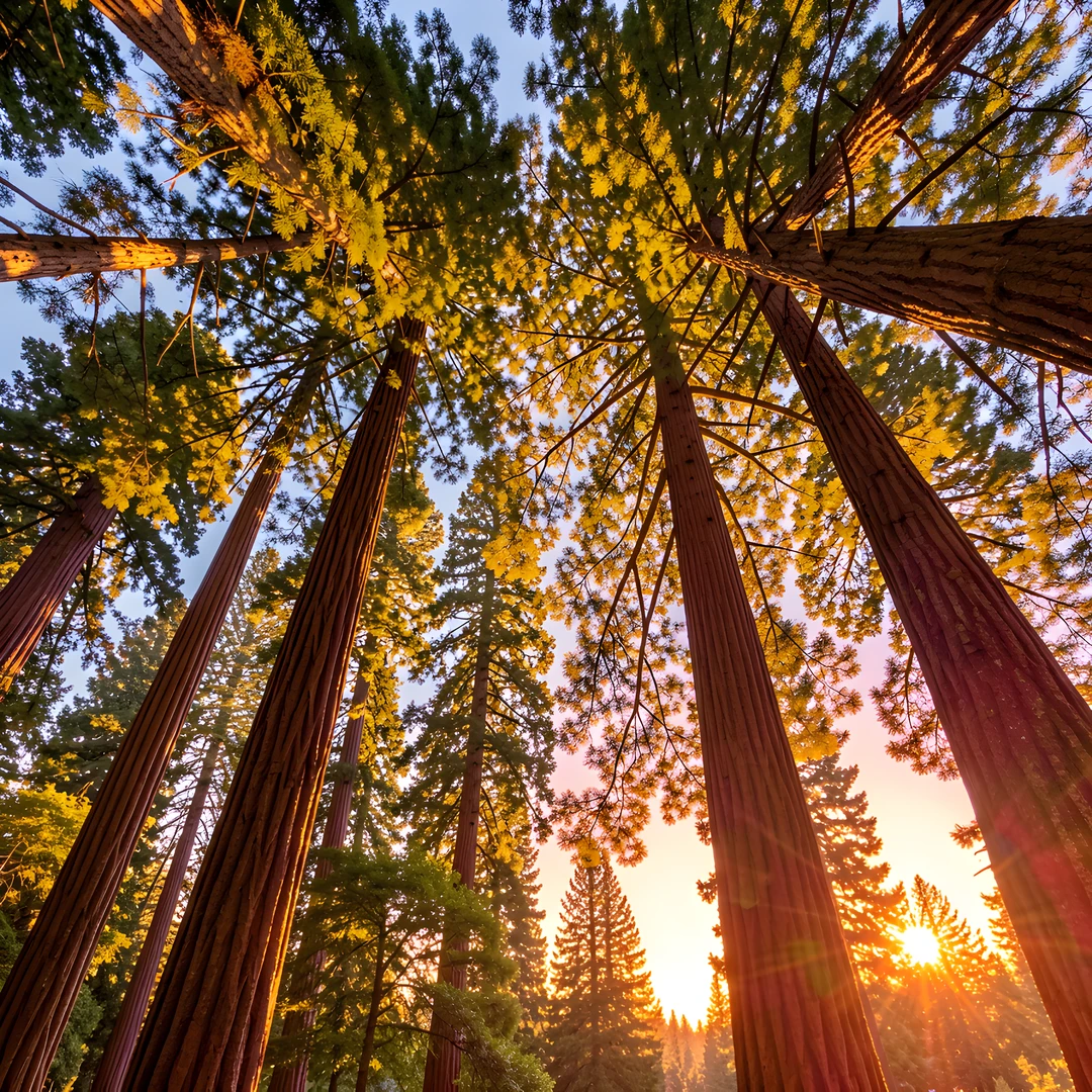 Redwood Sunset Glow