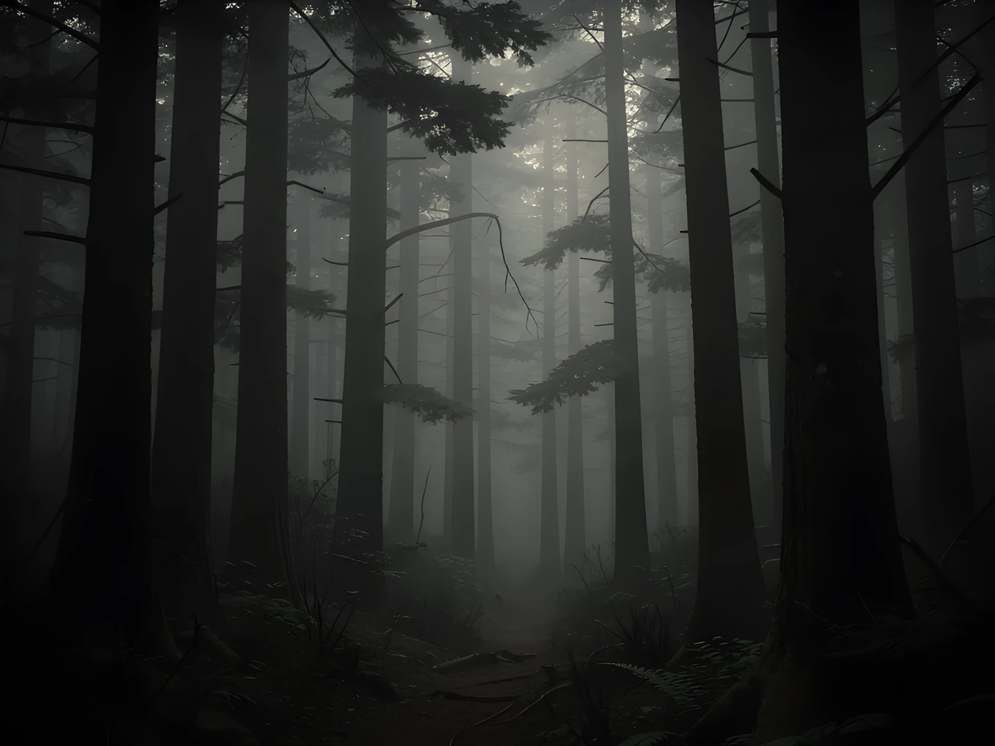 Foggy Dark Woods