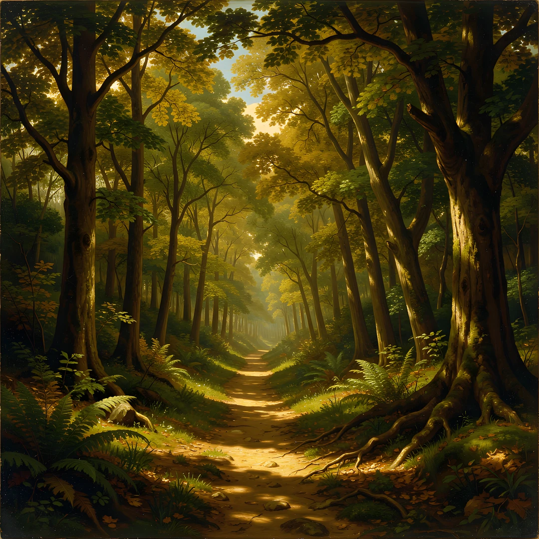 Golden Forest Glow