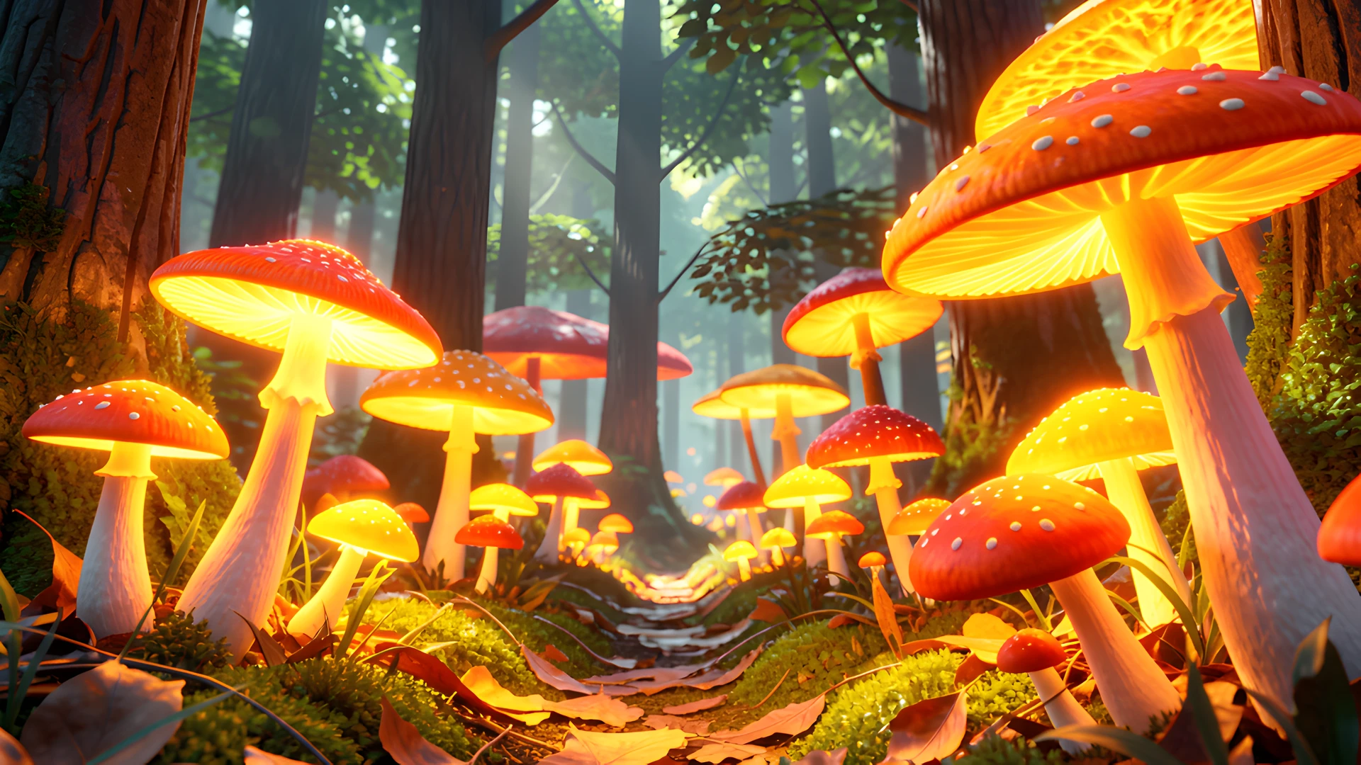 Mushroom Forest Glow
