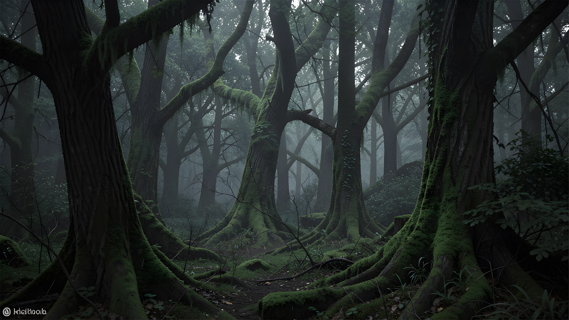 Misty Forest Depths