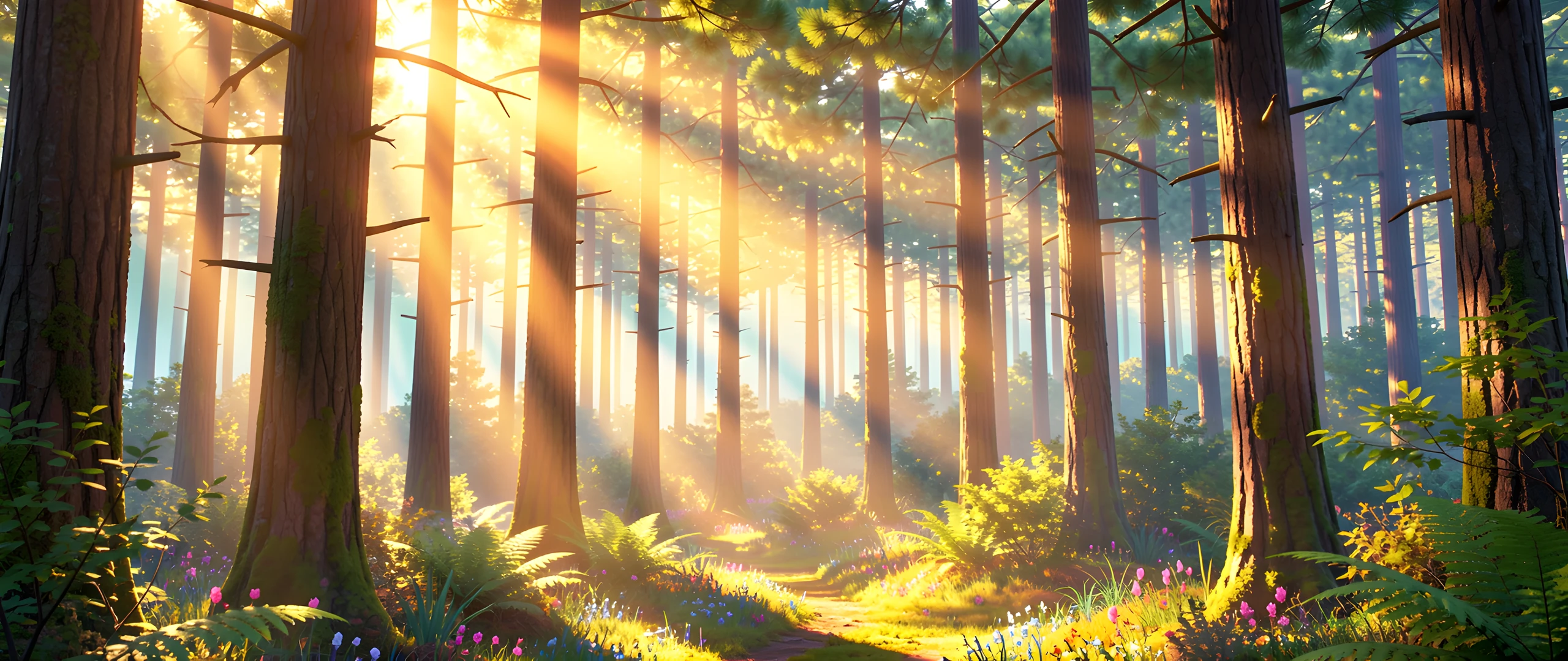 Whimsical Woodland Scene