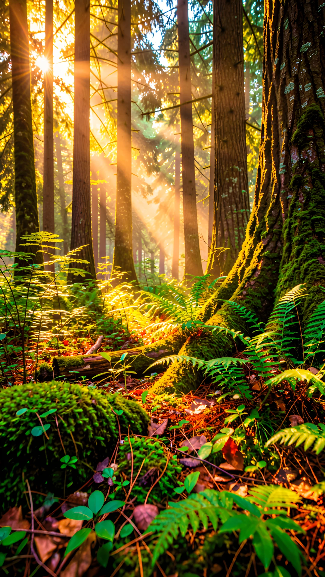 Rainbow Forest Floor