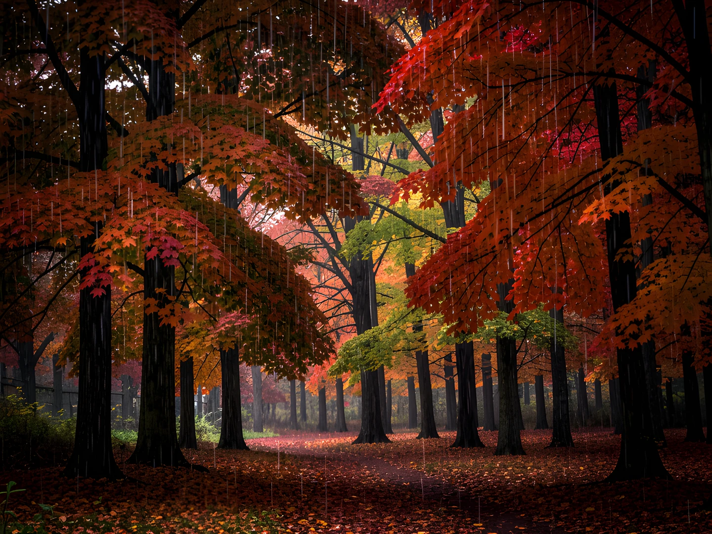 Golden Maple Grove