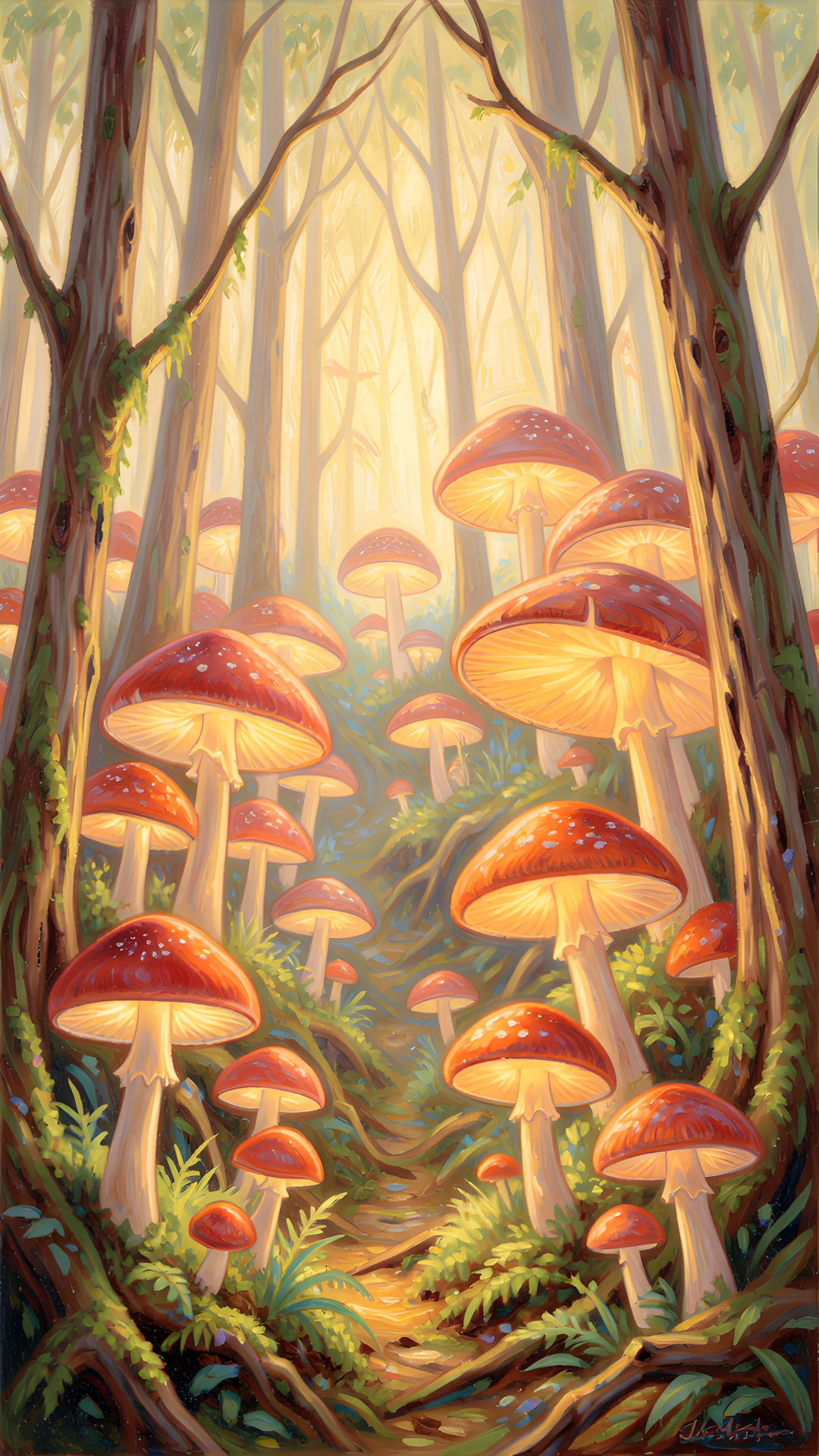 Mushroom Forest Glow