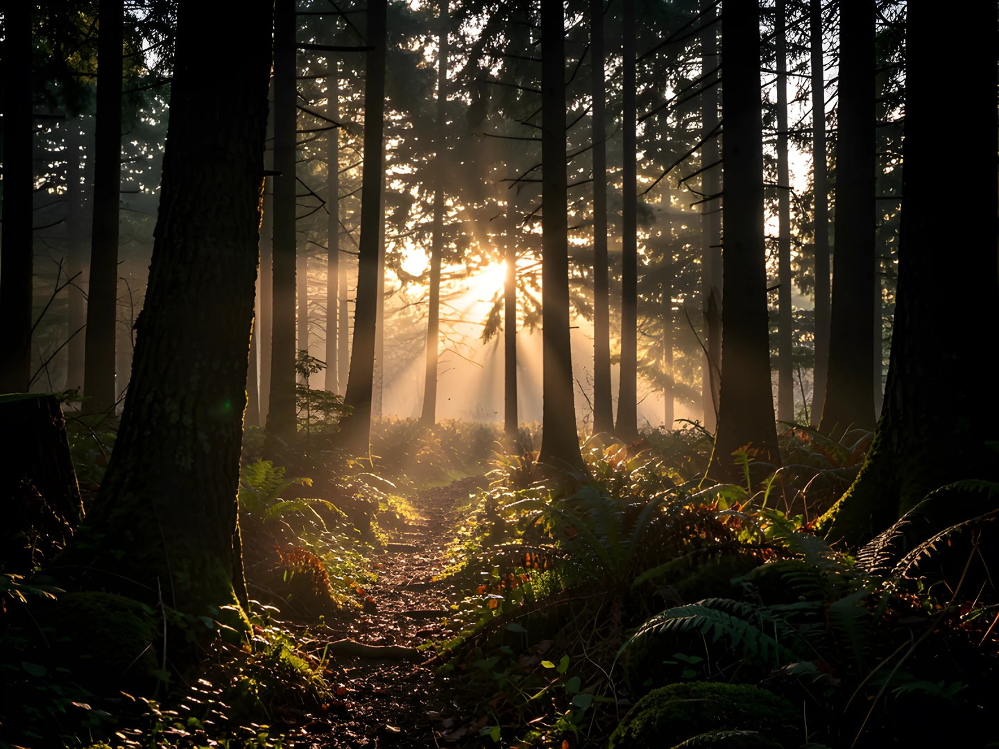 Dawn Forest Glow