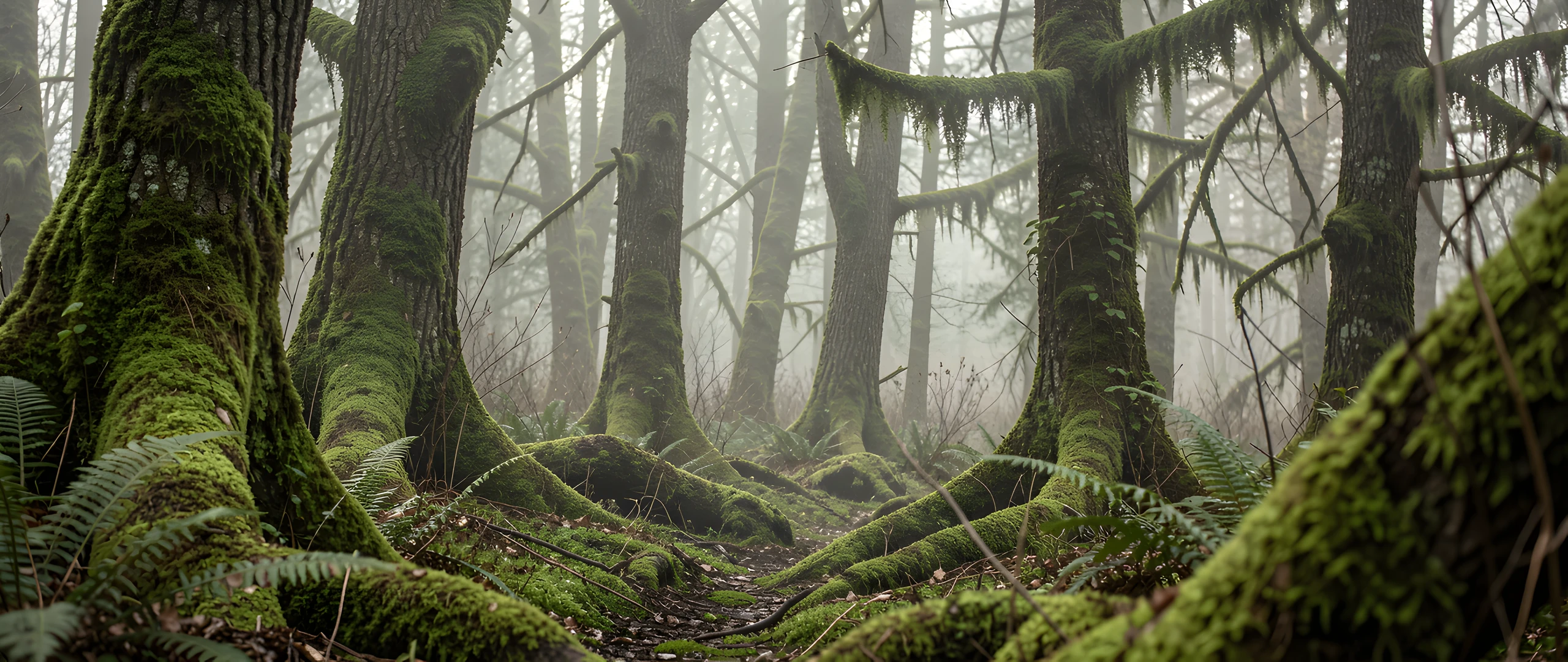 Misty Forest Dawn