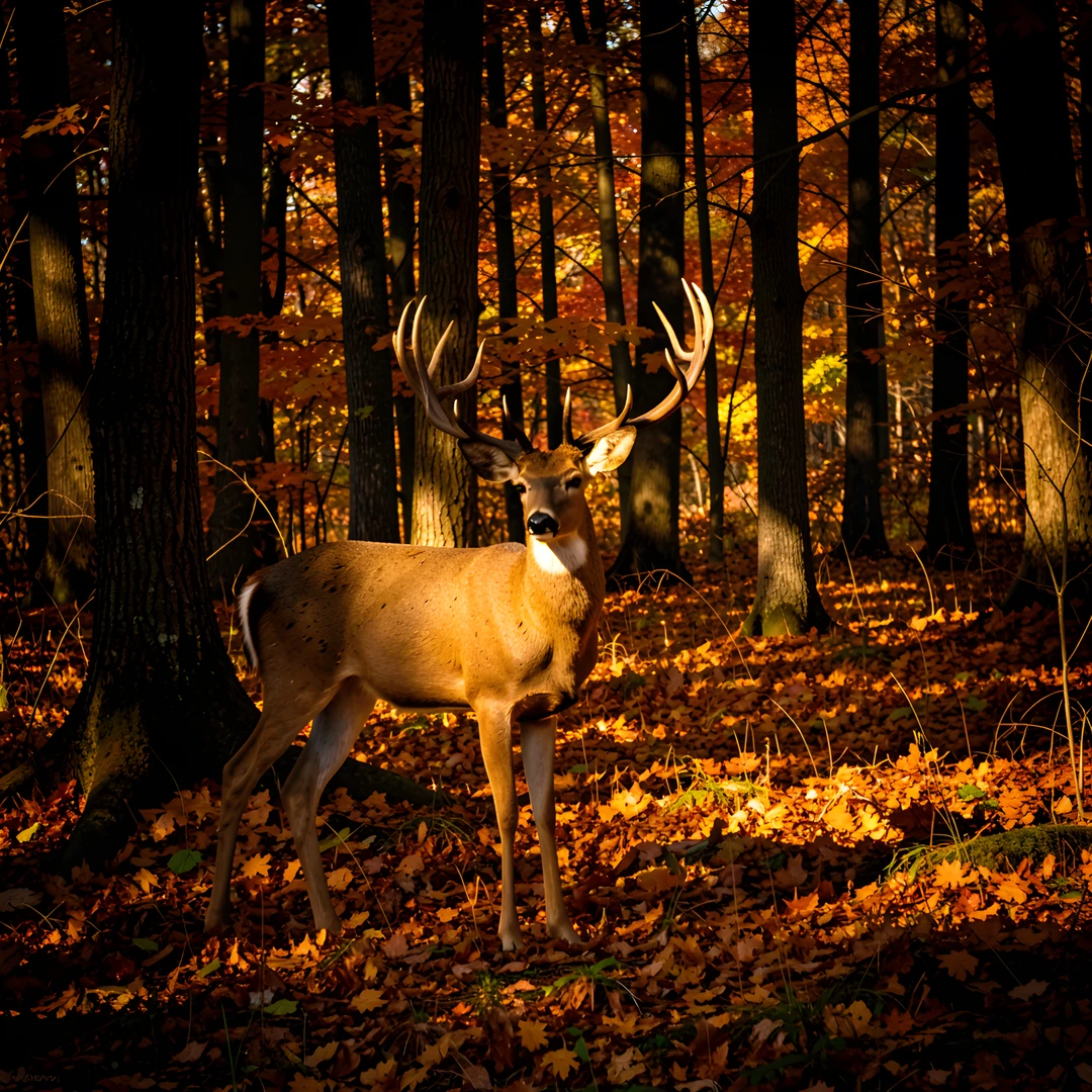 Golden Forest Dusk