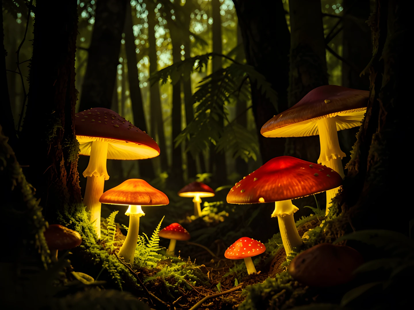 Mushroom Forest Glow