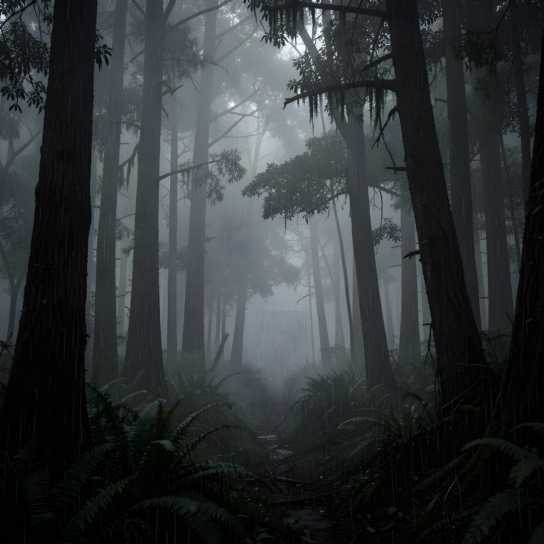 Dark Forest Night