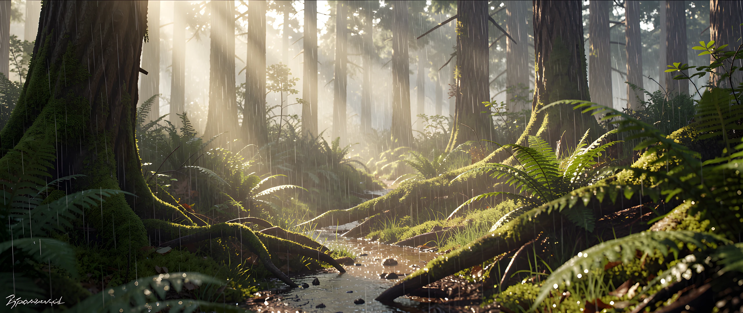 Rainy Forest Floor