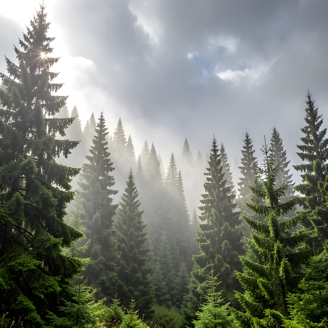 Stormy Forest Twilight
