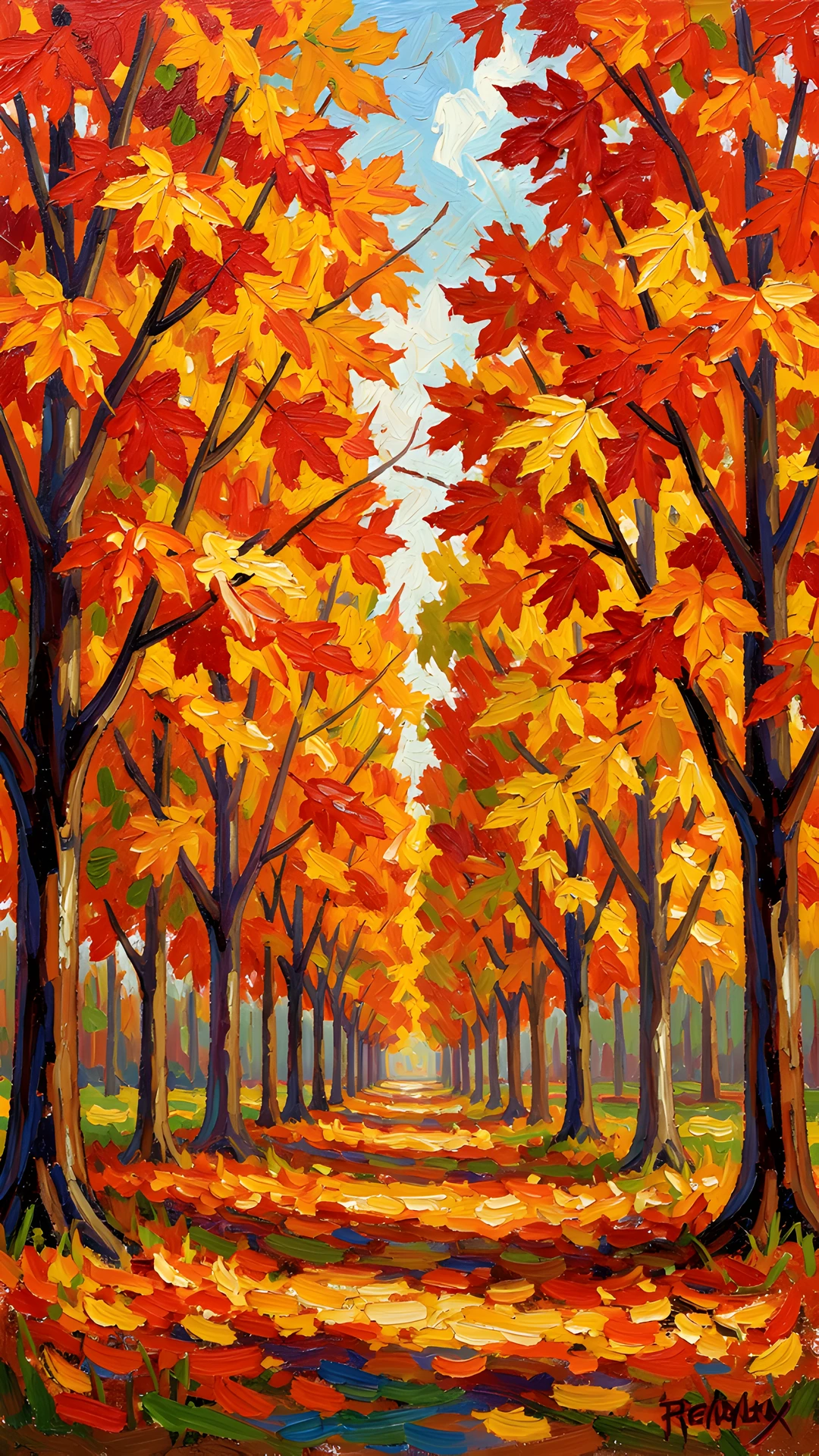 Garden Scene Landscape