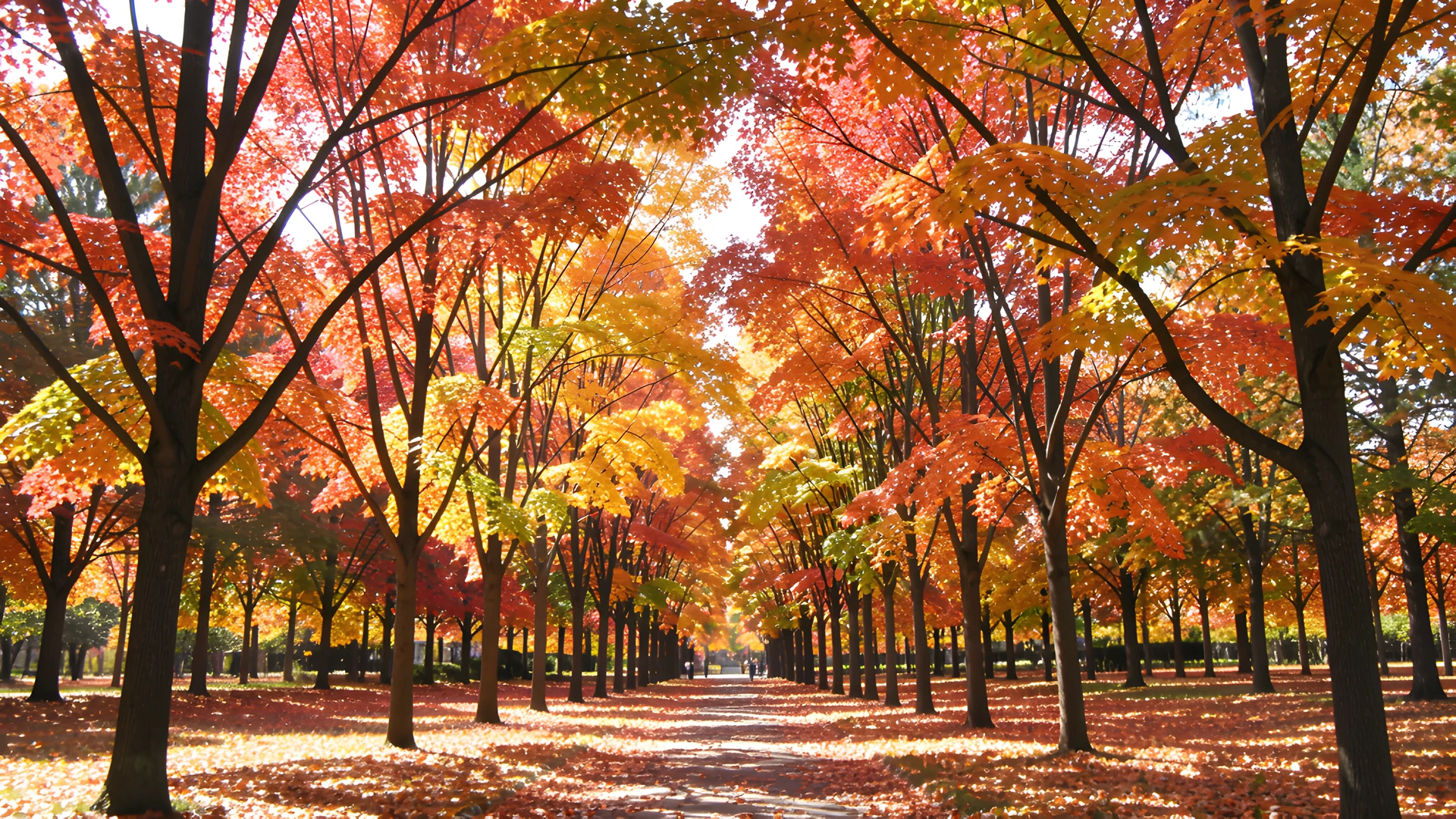 Golden Maple Leaves