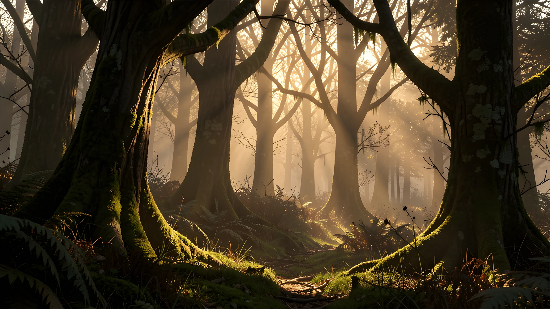 Golden Forest Glow
