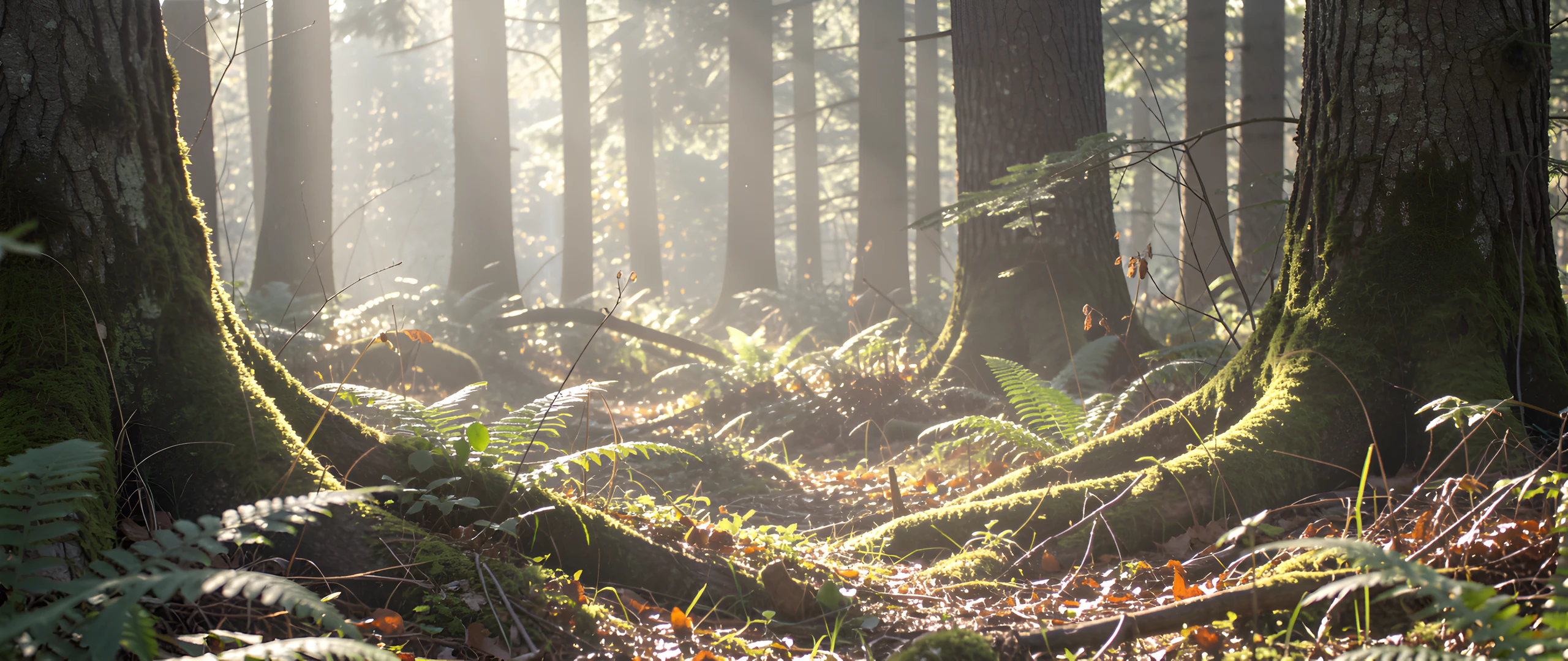 Morning Forest Glow