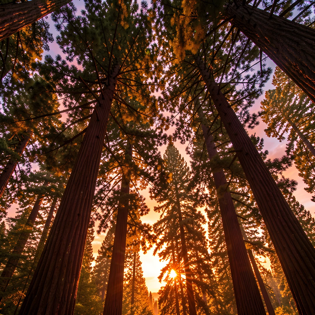 Redwood Morning Glow