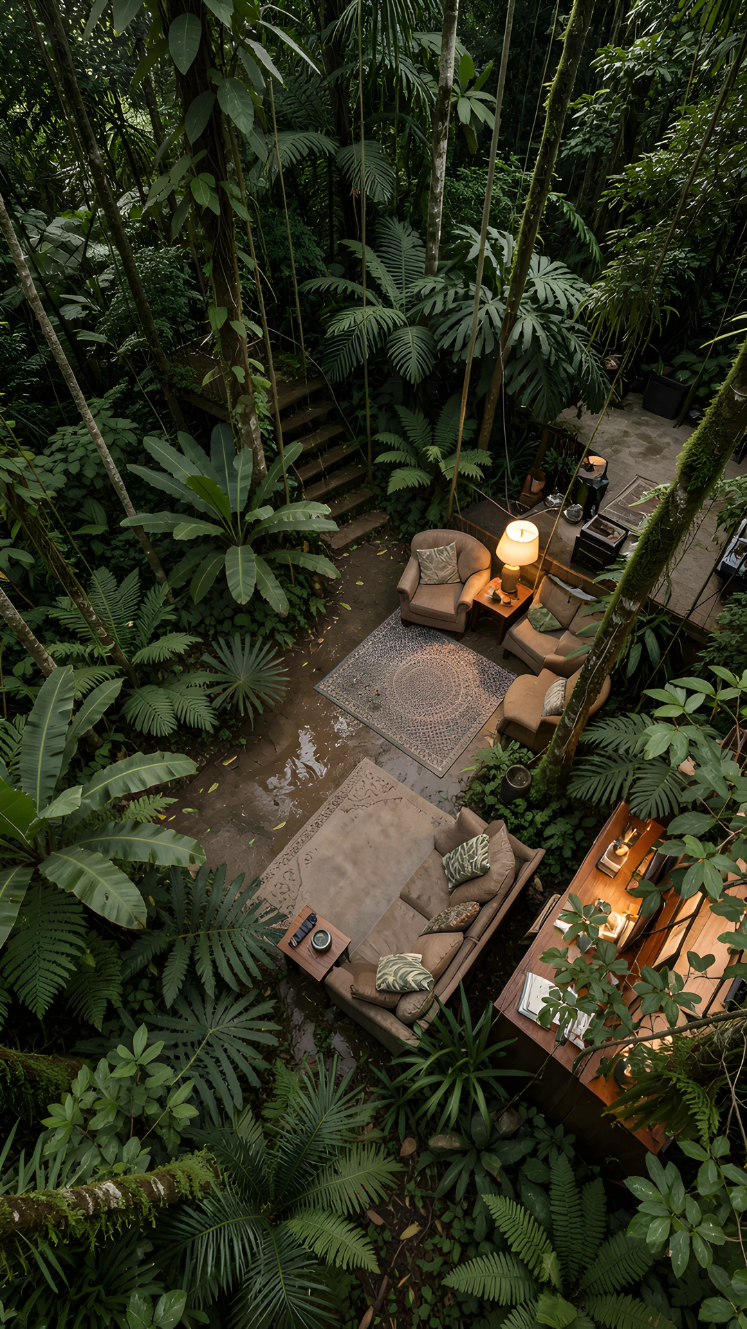 Tropical Leafy Haven