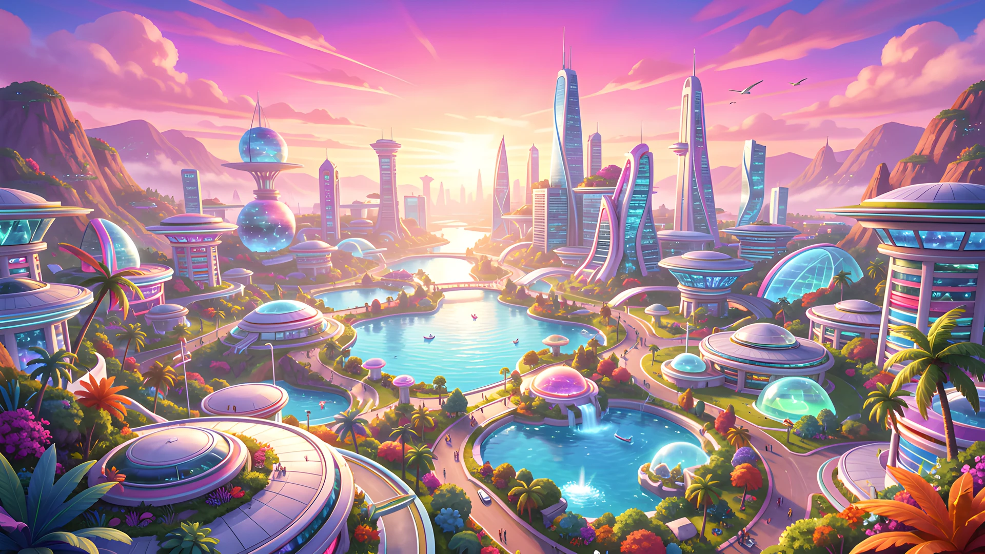 Neon Cityscape