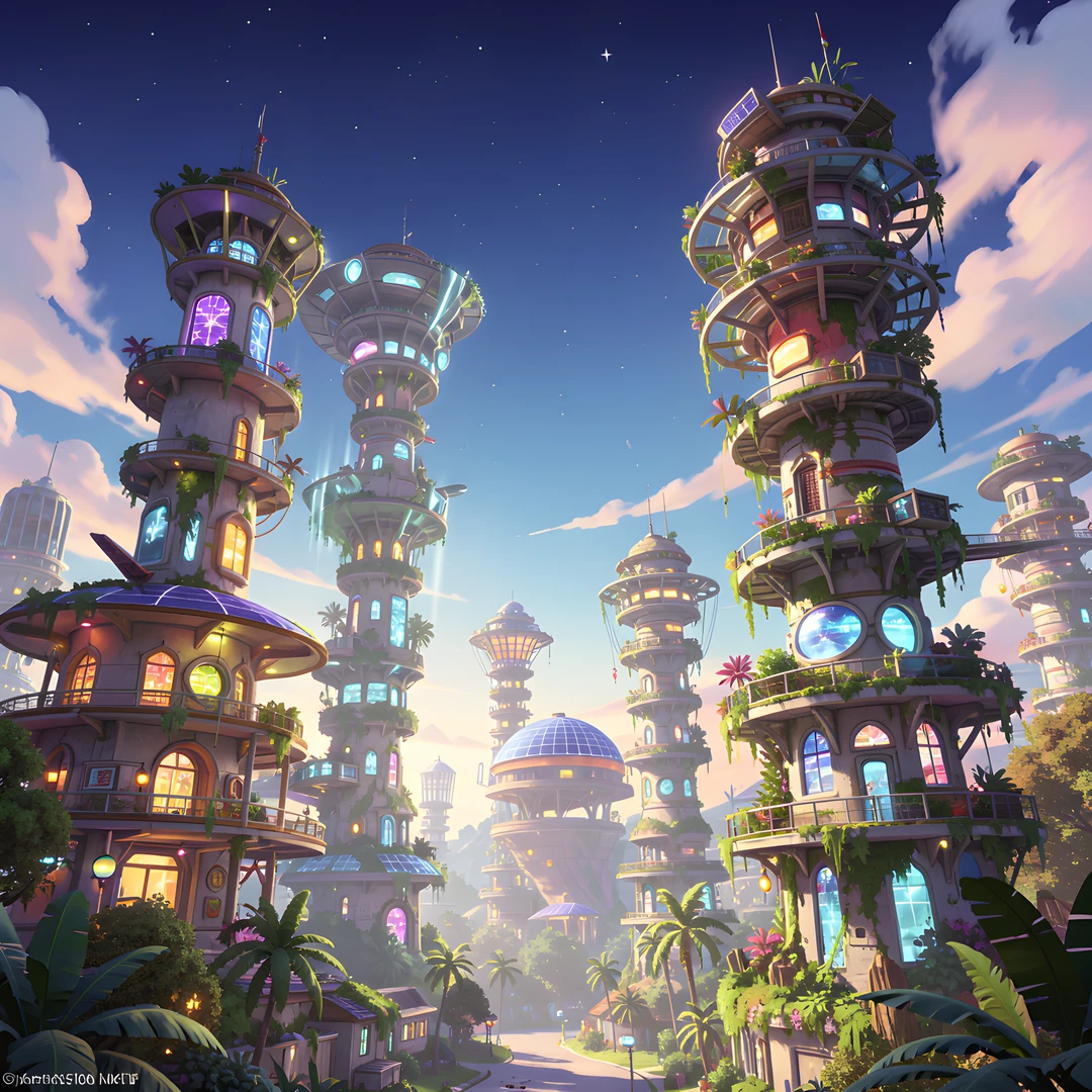 Solarpunk Skies