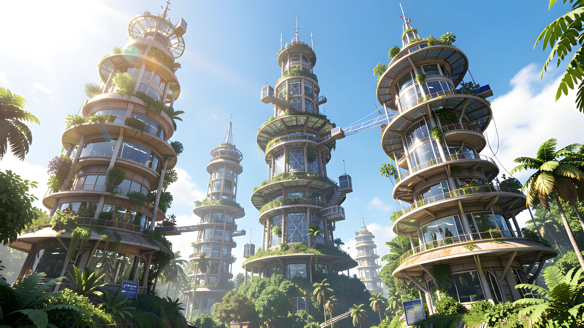 Solarpunk Skies