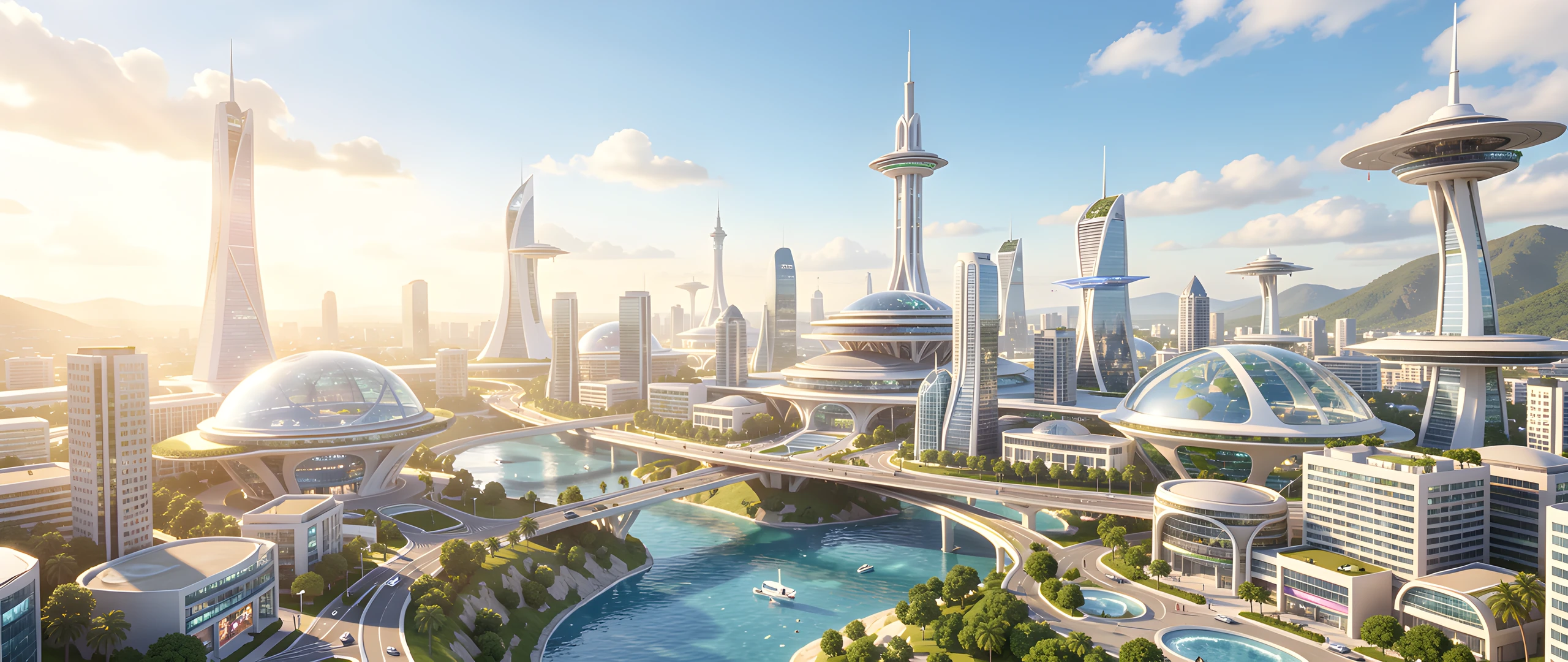 Cityscape Morning Glory